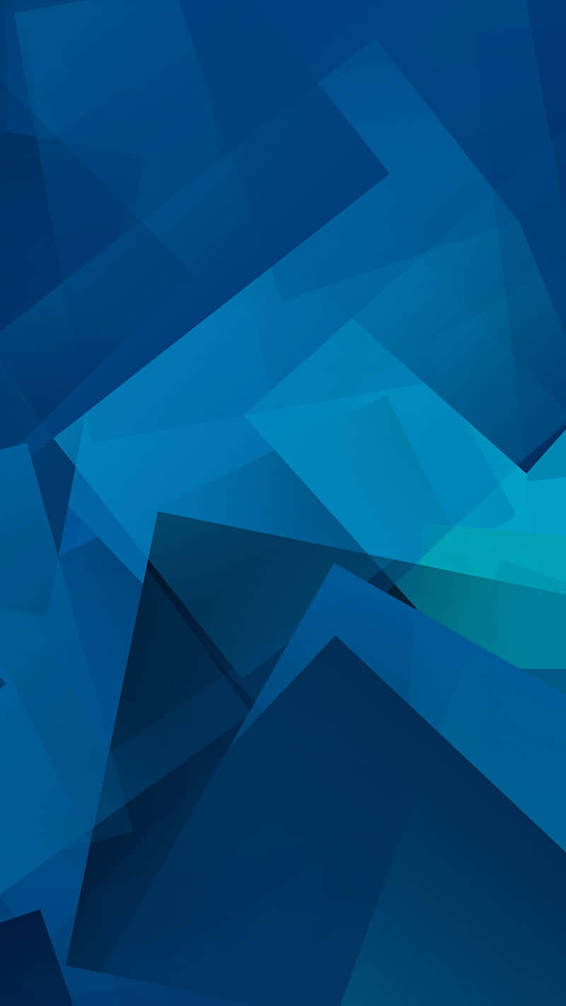 blue geometric, Parallelograms of Perfection, abstract geometric wallpaper, HD Phone Wallpaper