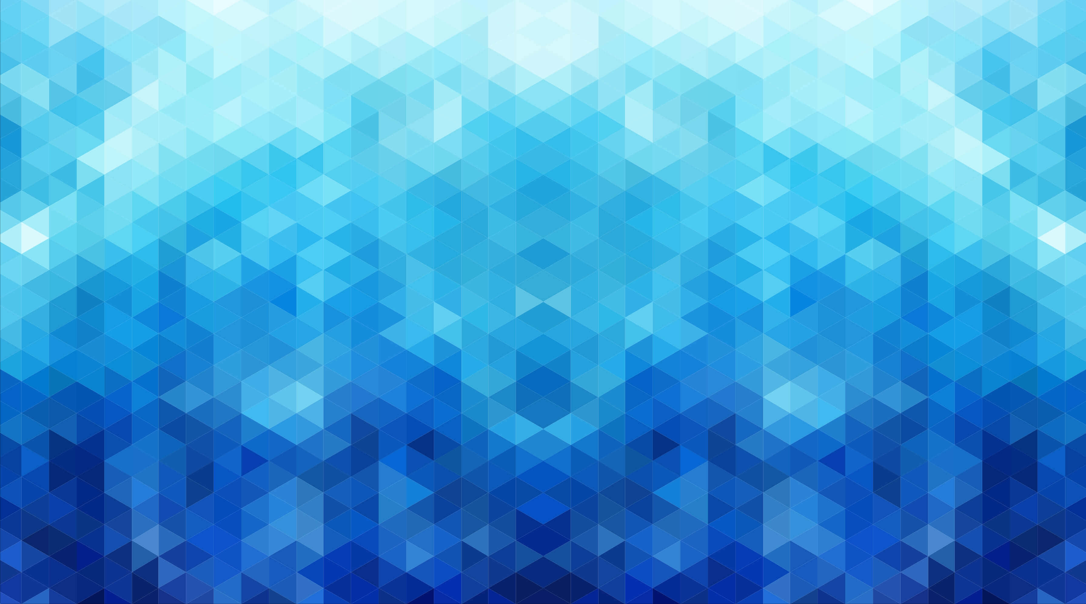 blue geometric, light sky blue, deep ocean blue, 2K Desktop Wallpaper