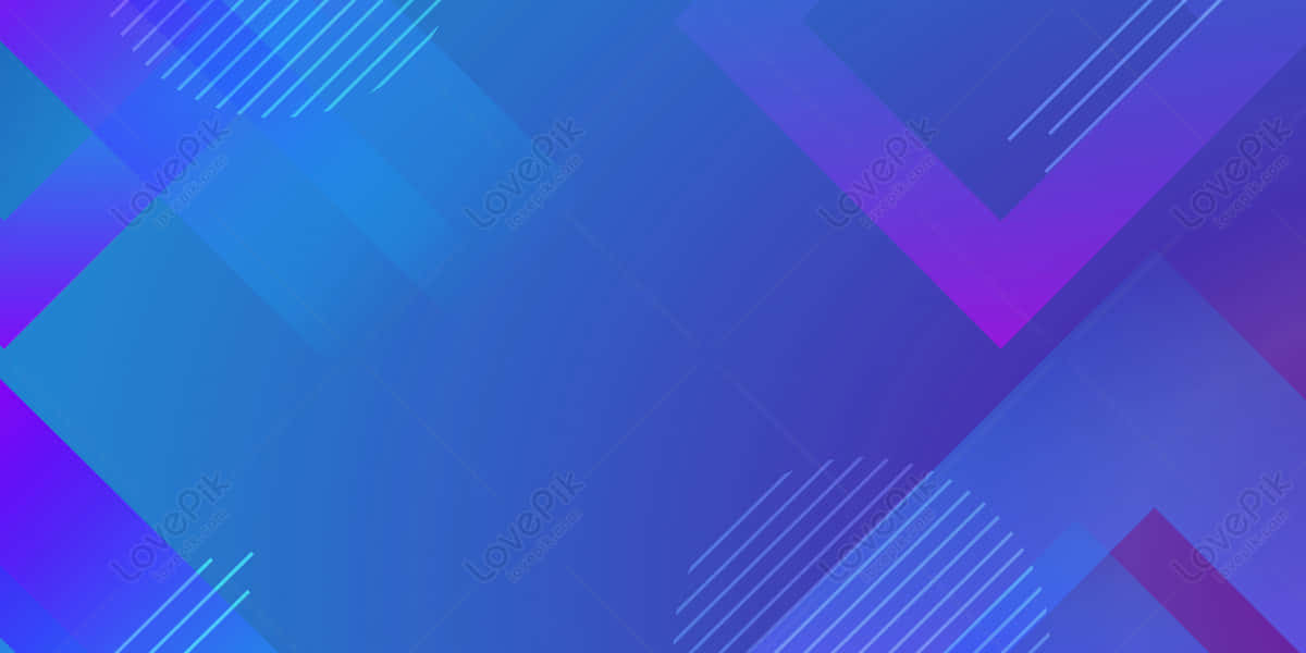 Blue Geometric, gradient blues, purples, SD Desktop Wallpaper