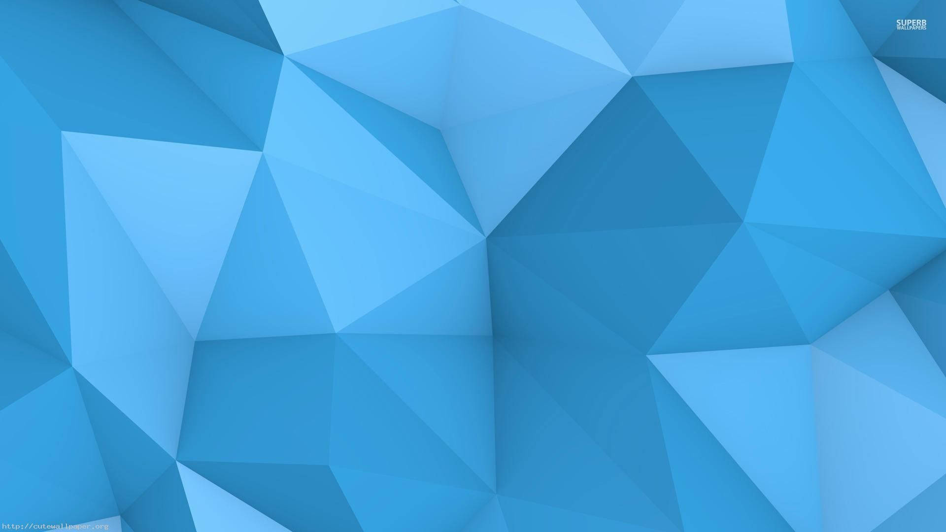 low poly, blue background, abstract blue polygonal background, Full HD Desktop Wallpaper