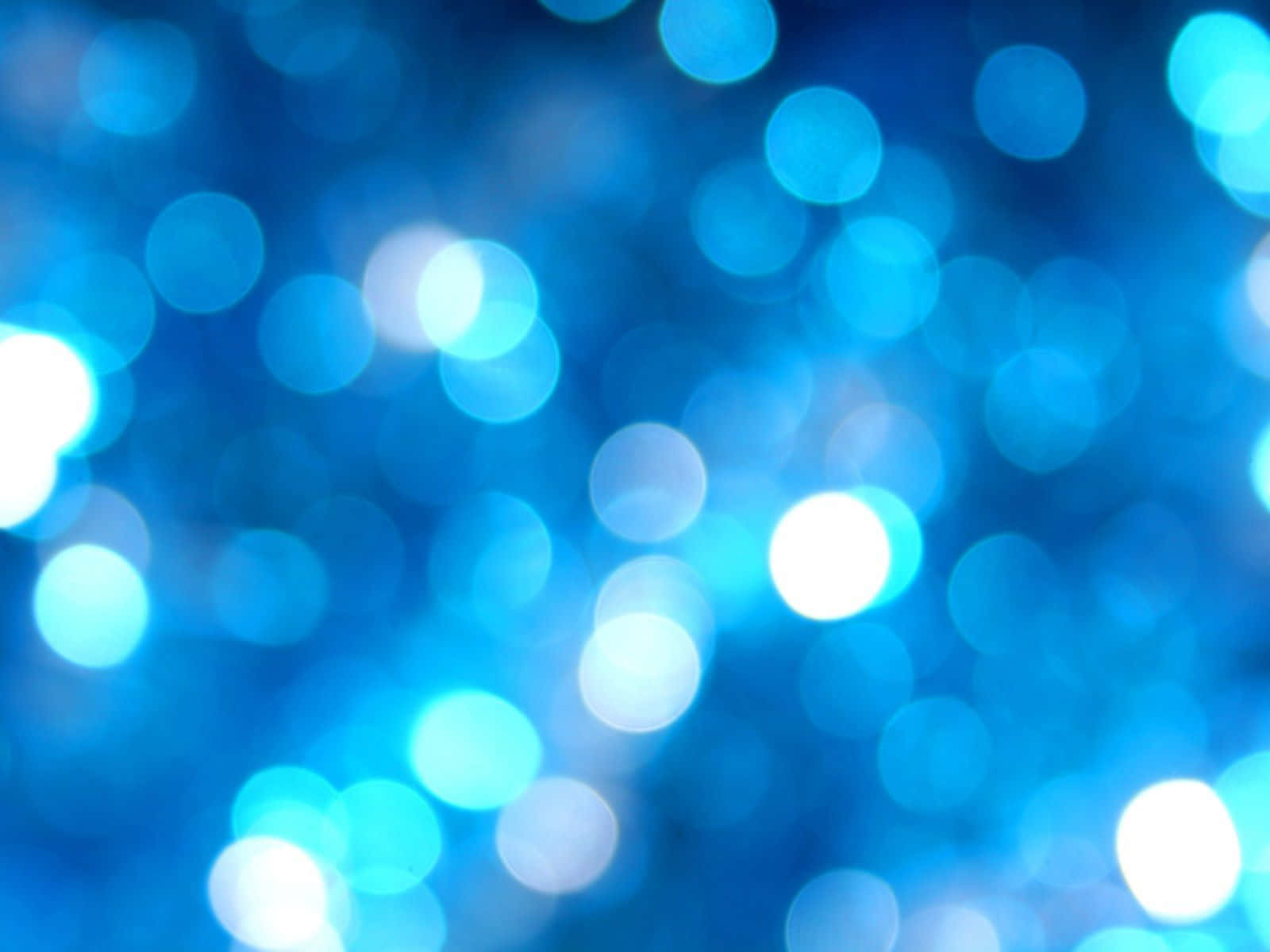 blue bokeh lights, deep blue backdrop, dreamy field, HD Desktop Wallpaper