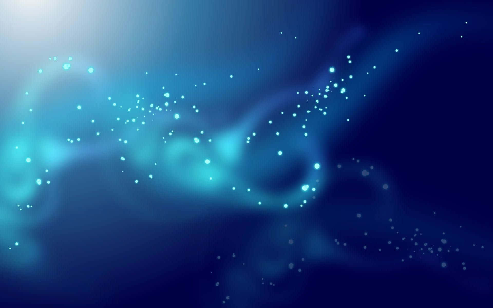 Blue Girly, turquoise particles, deep blue gradients, Full HD Desktop Wallpaper