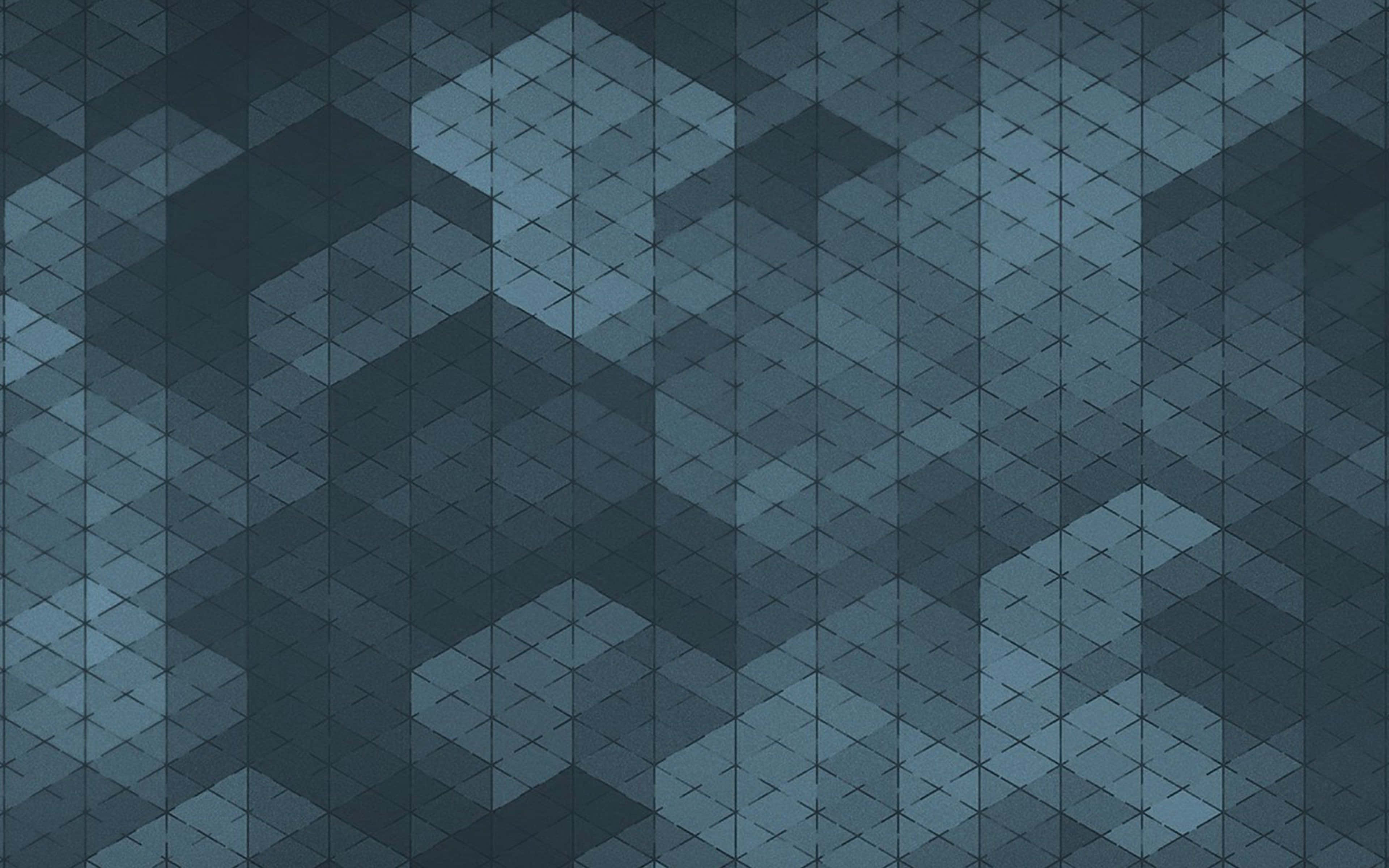 dark teal, gray, abstract geometric pattern, 4K Desktop Wallpaper