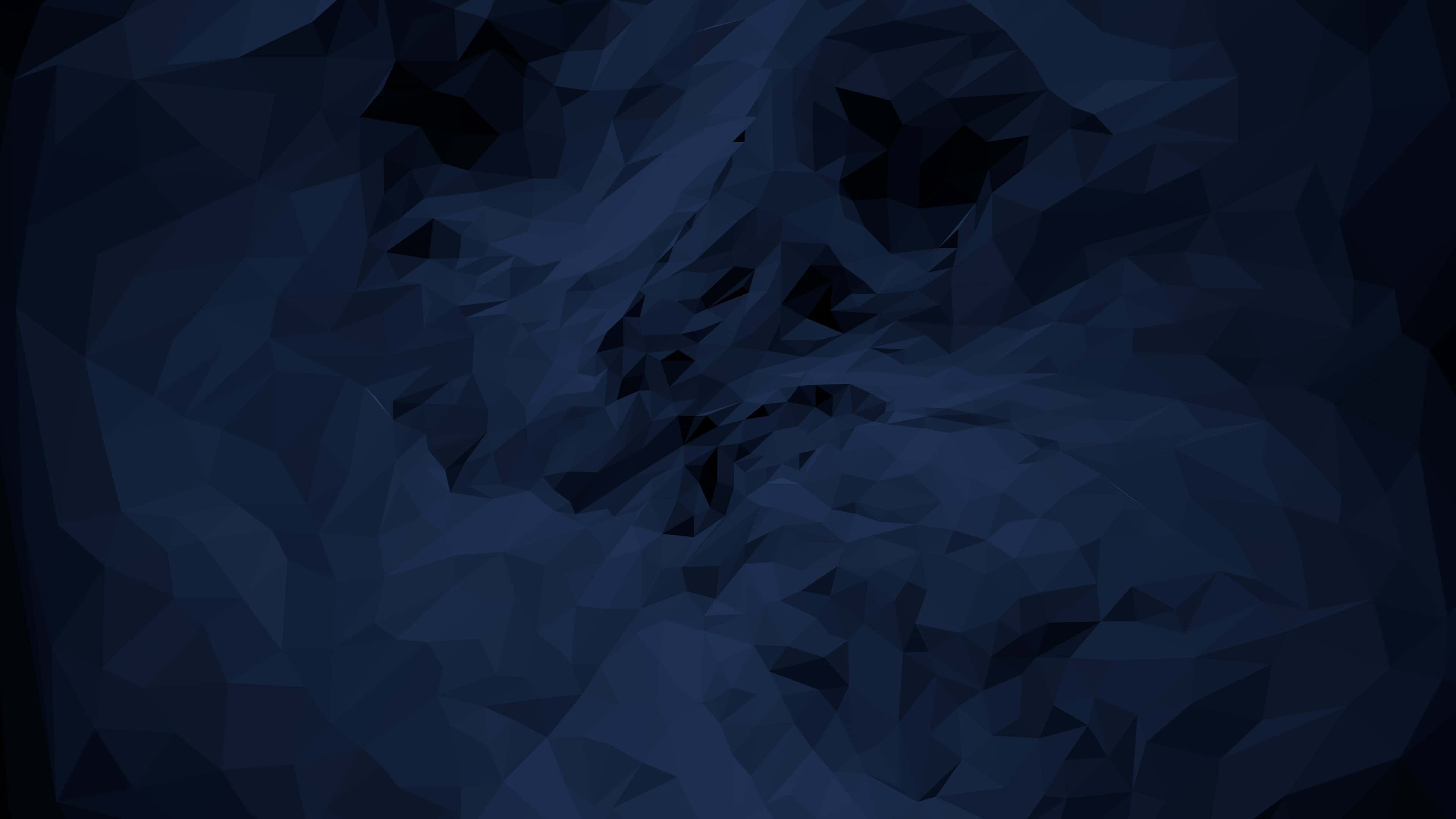 dark blue-gray, abstract pattern, jagged polygonal shapes, 4K Desktop Wallpaper