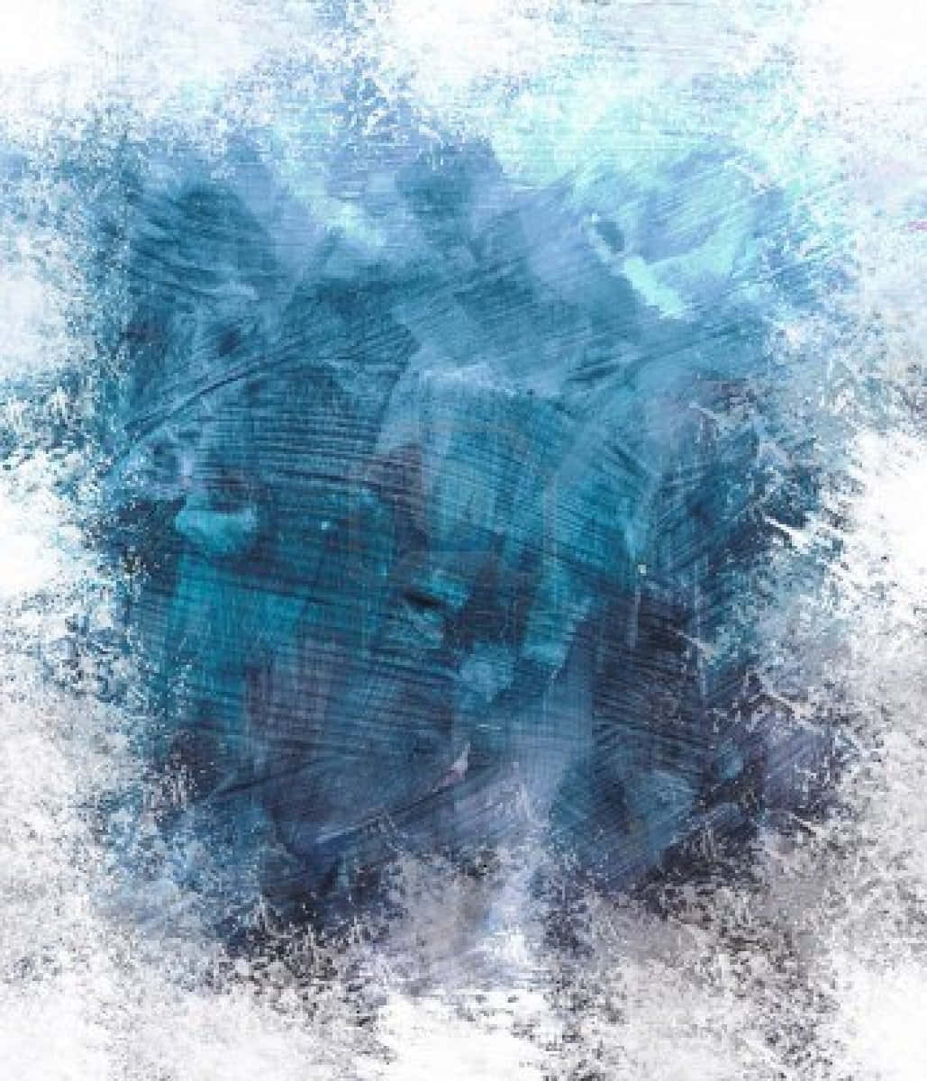 blue, gray, abstract textured artwork, SD Phone Wallpaper