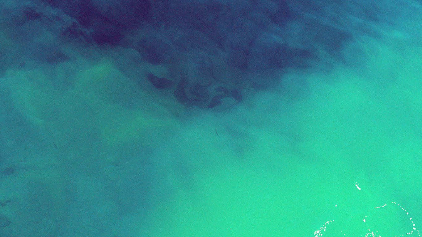 Blue Green Aesthetic, turquoise ocean water, sandy seabed, HD Desktop Wallpaper
