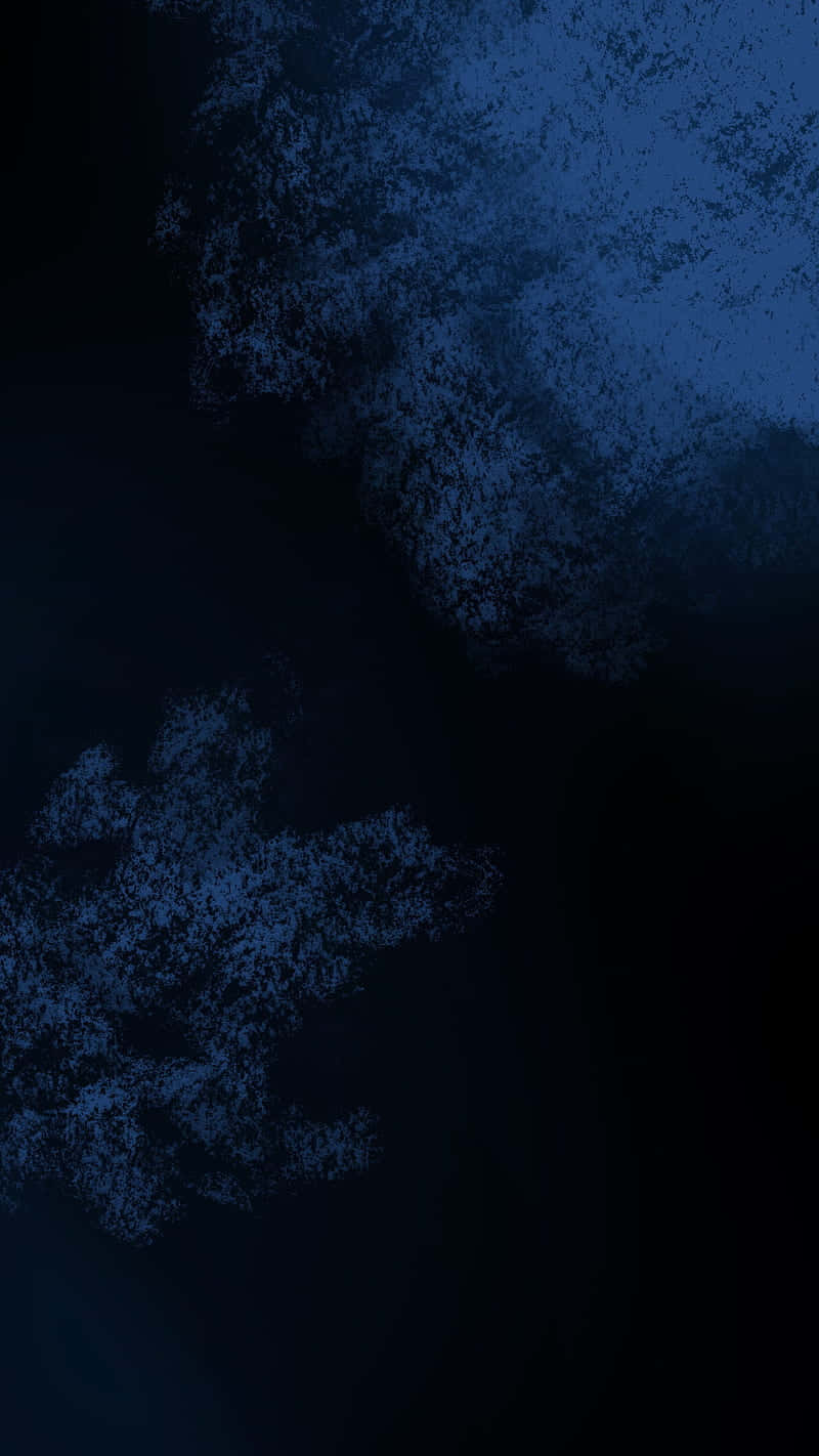 Dark Blue, abstract texture, speckled patterns, HD Phone Wallpaper