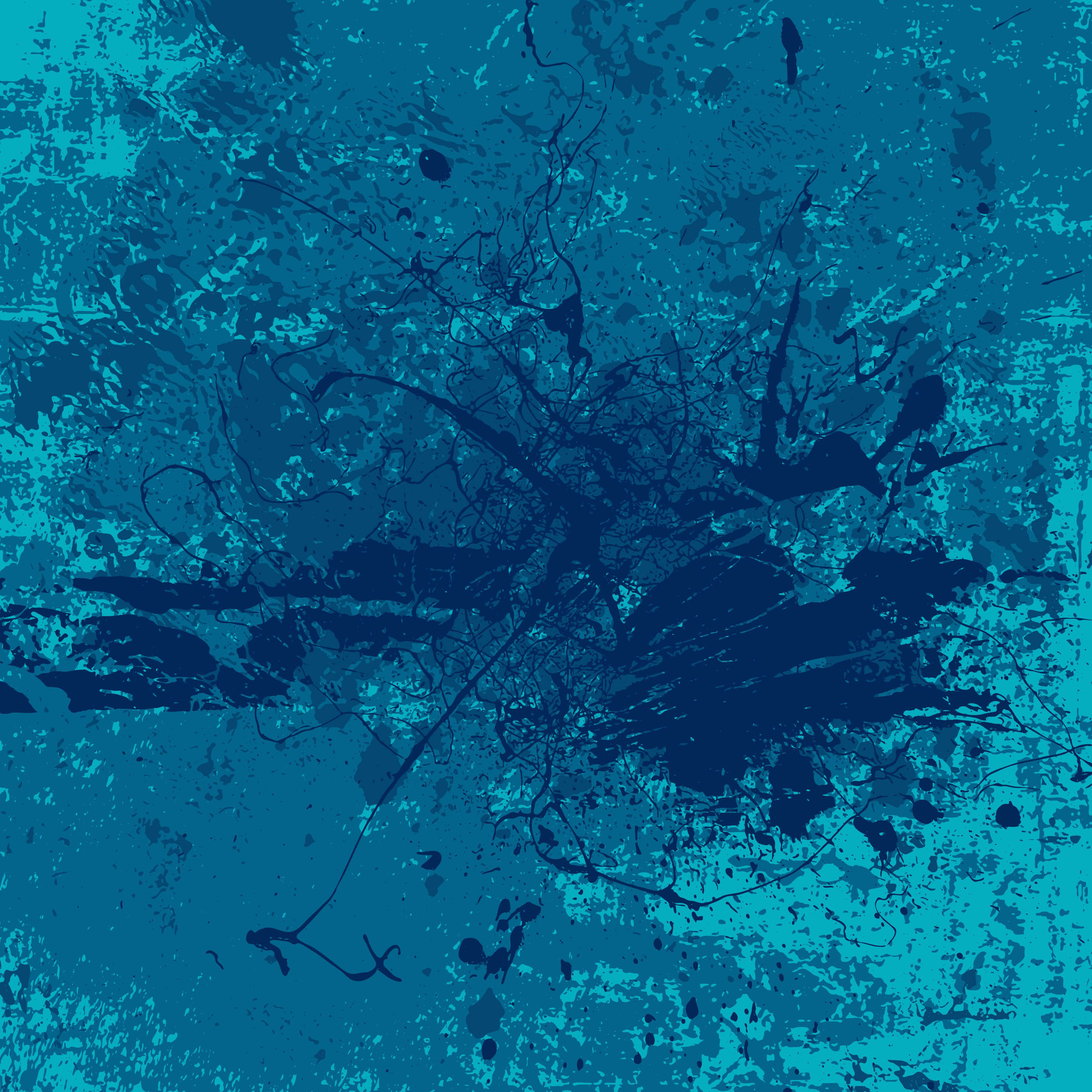 blue grunge, blue, black, 4K Desktop Wallpaper