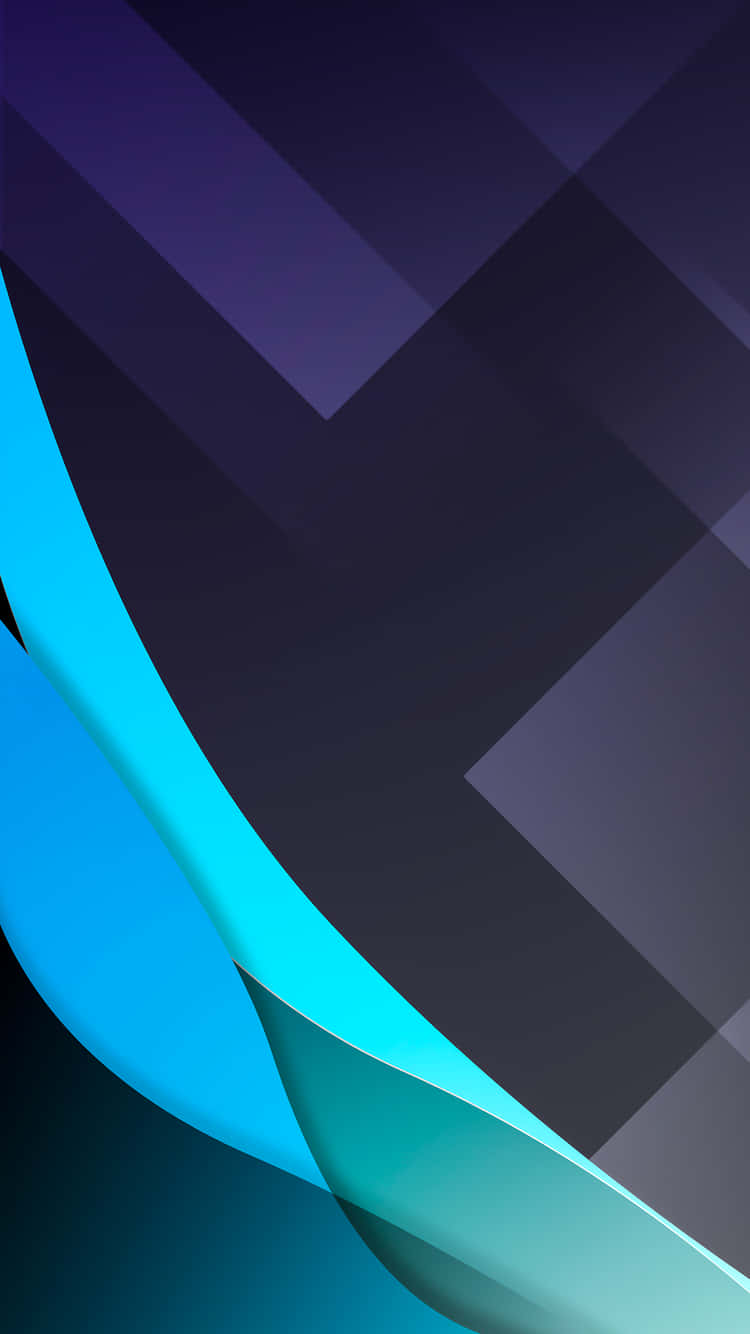 blue, abstract, wavy pattern, HD Phone Wallpaper