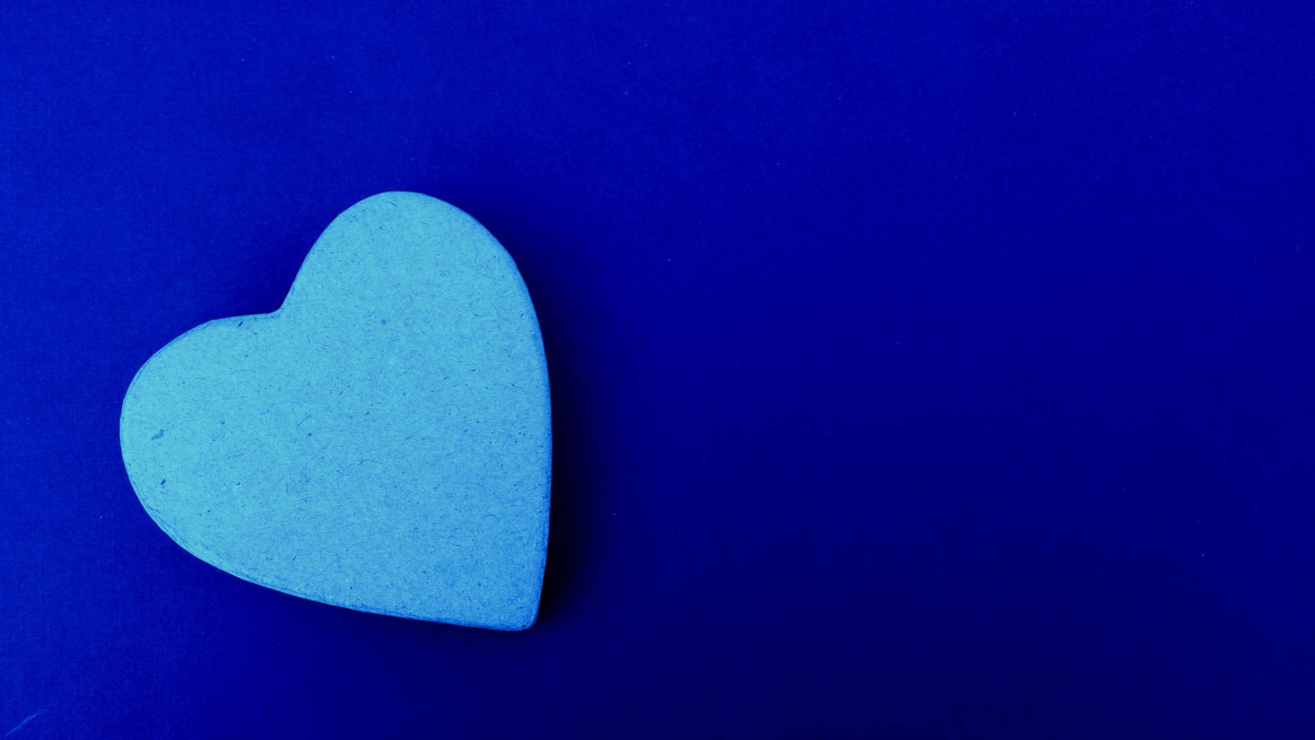 Blue Heart, light blue, deep blue, Full HD Desktop Wallpaper