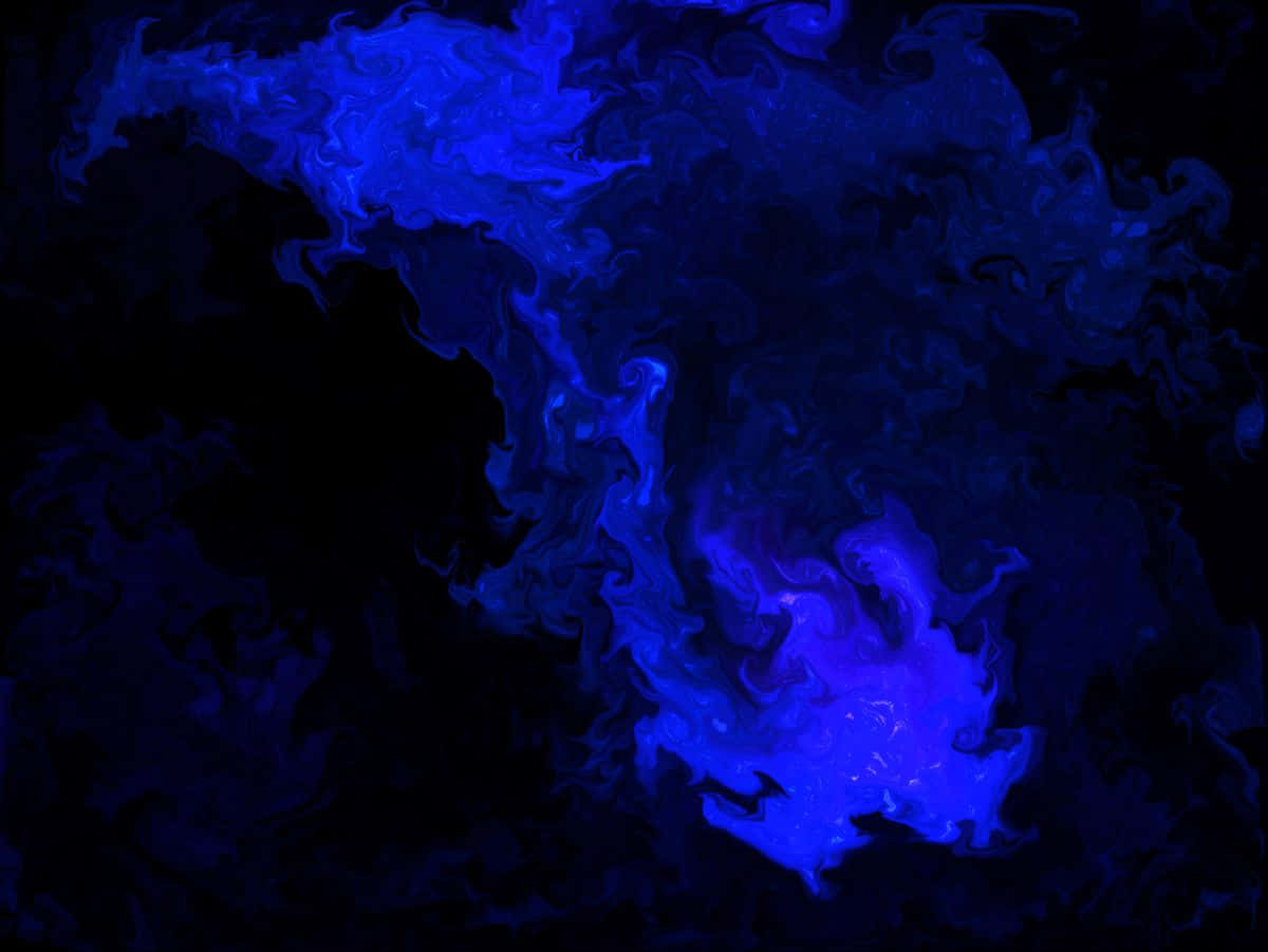 Blue iPad, electric blue, black background, SD Desktop Wallpaper
