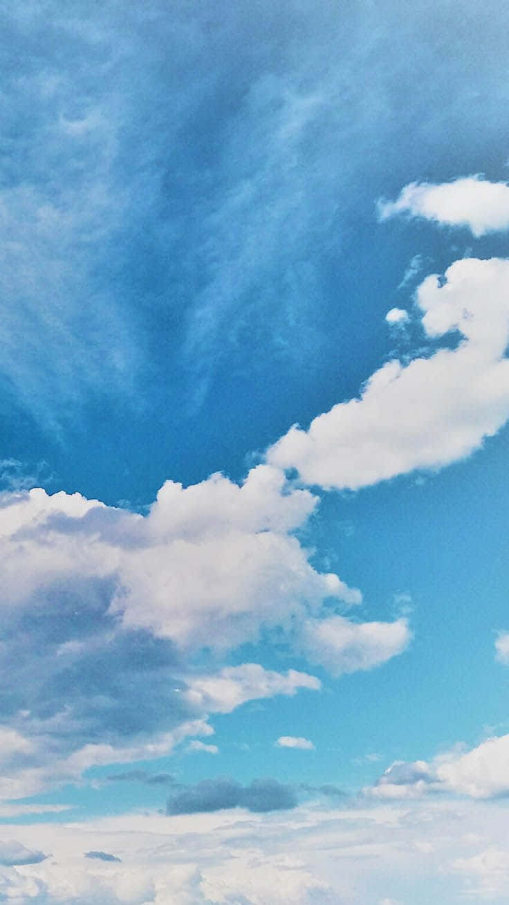 Blue iPhone XR, Clear Sky Blue, vast blue sky, HD Phone Wallpaper