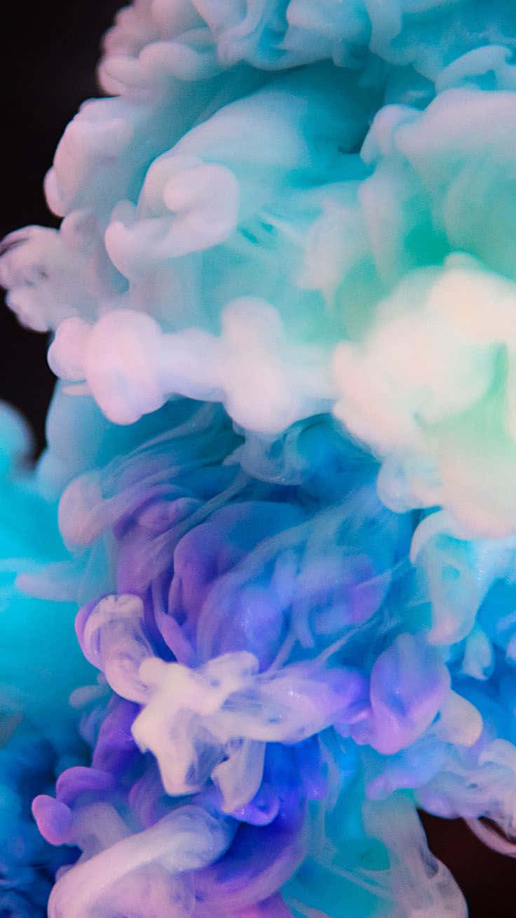 Blue iPhone XR, Purple Blue, swirling clouds, HD Phone Wallpaper