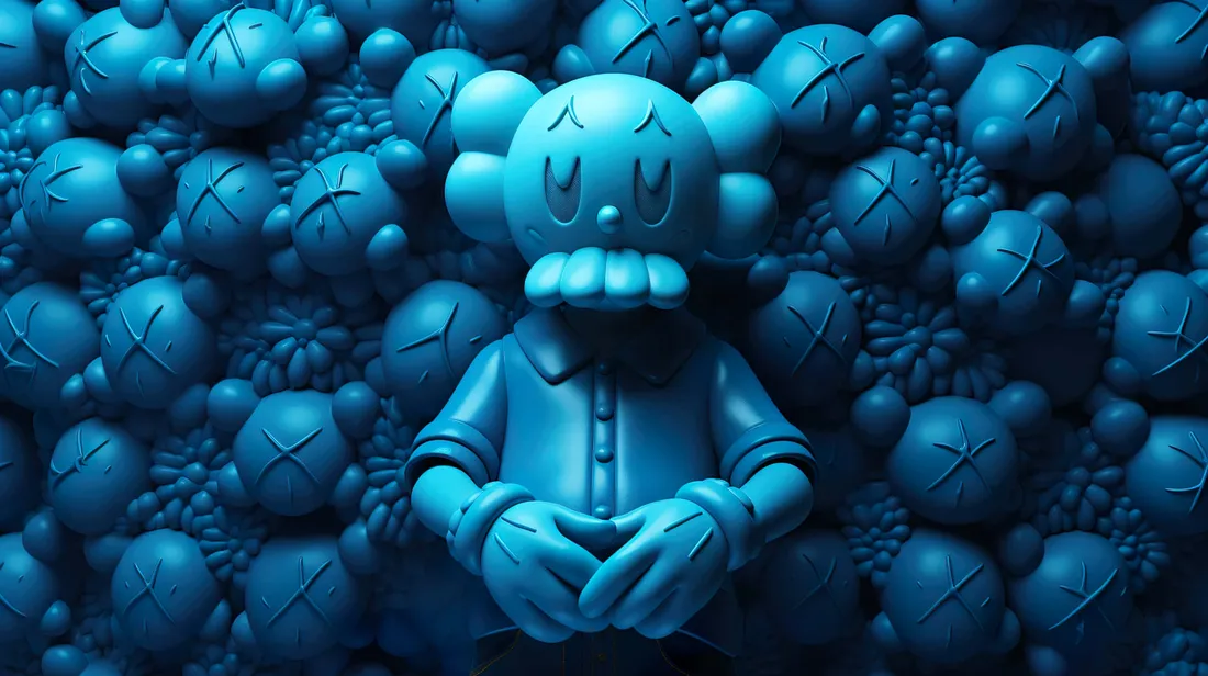Blue KAWS Wallpapers