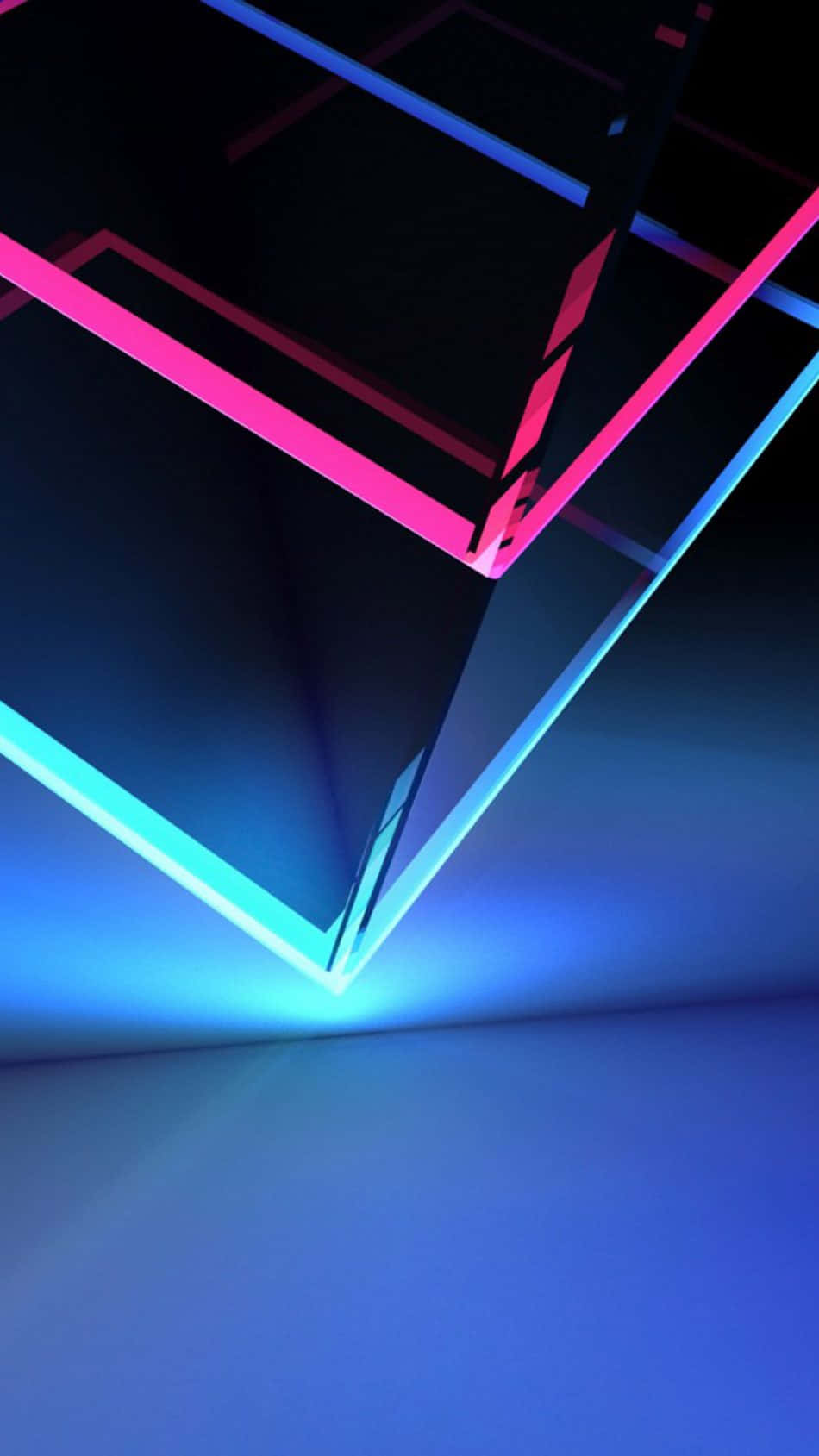 Blue LED, neon pink, blue glowing, HD Phone Wallpaper