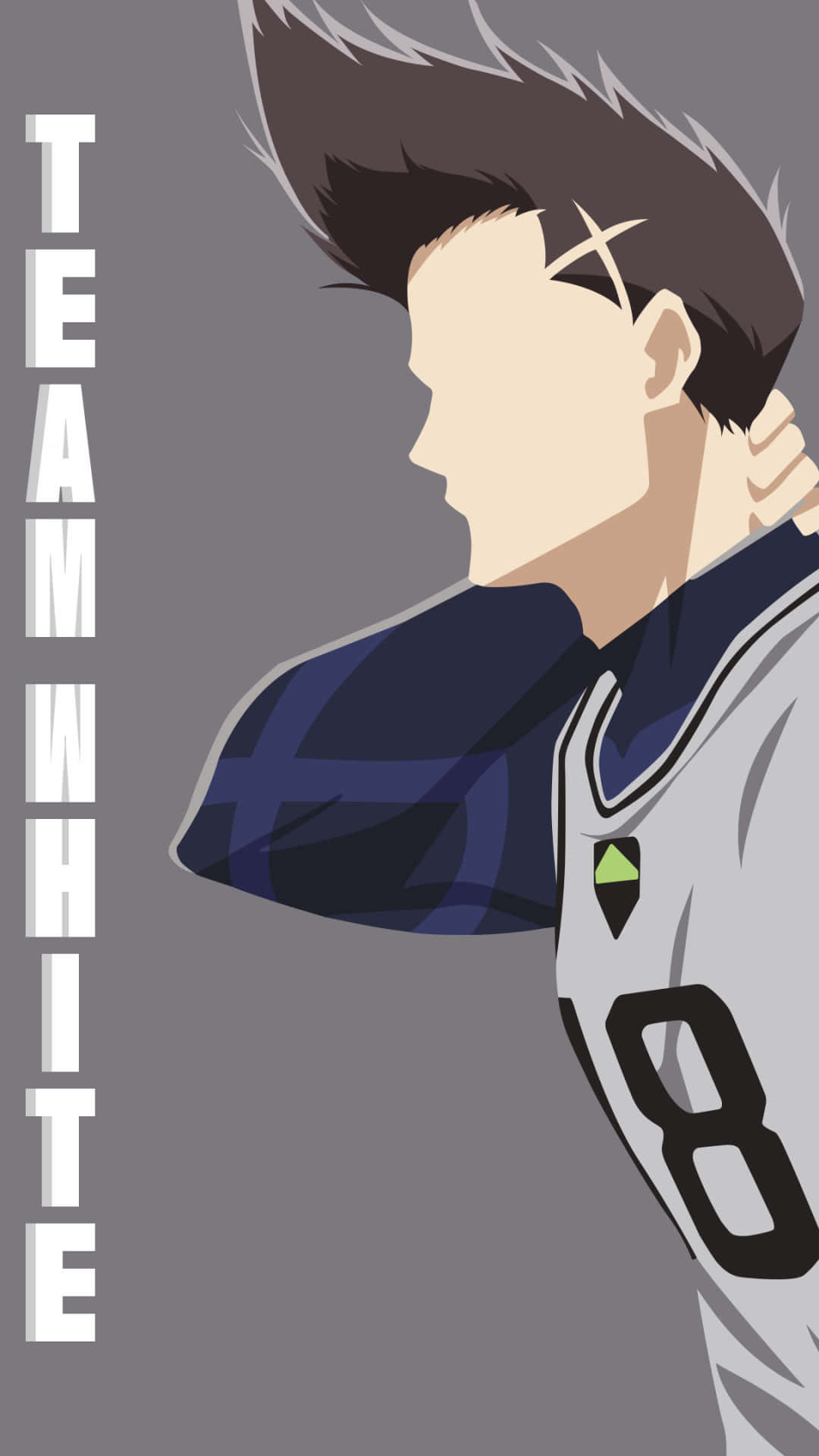 Blue Lock, anime athlete, gray jersey, Full HD Phone Wallpaper
