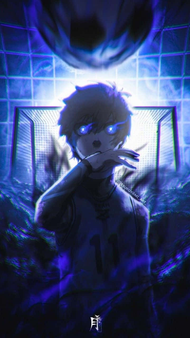 Blue Lock, anime boy, soccer jersey, HD Phone Wallpaper