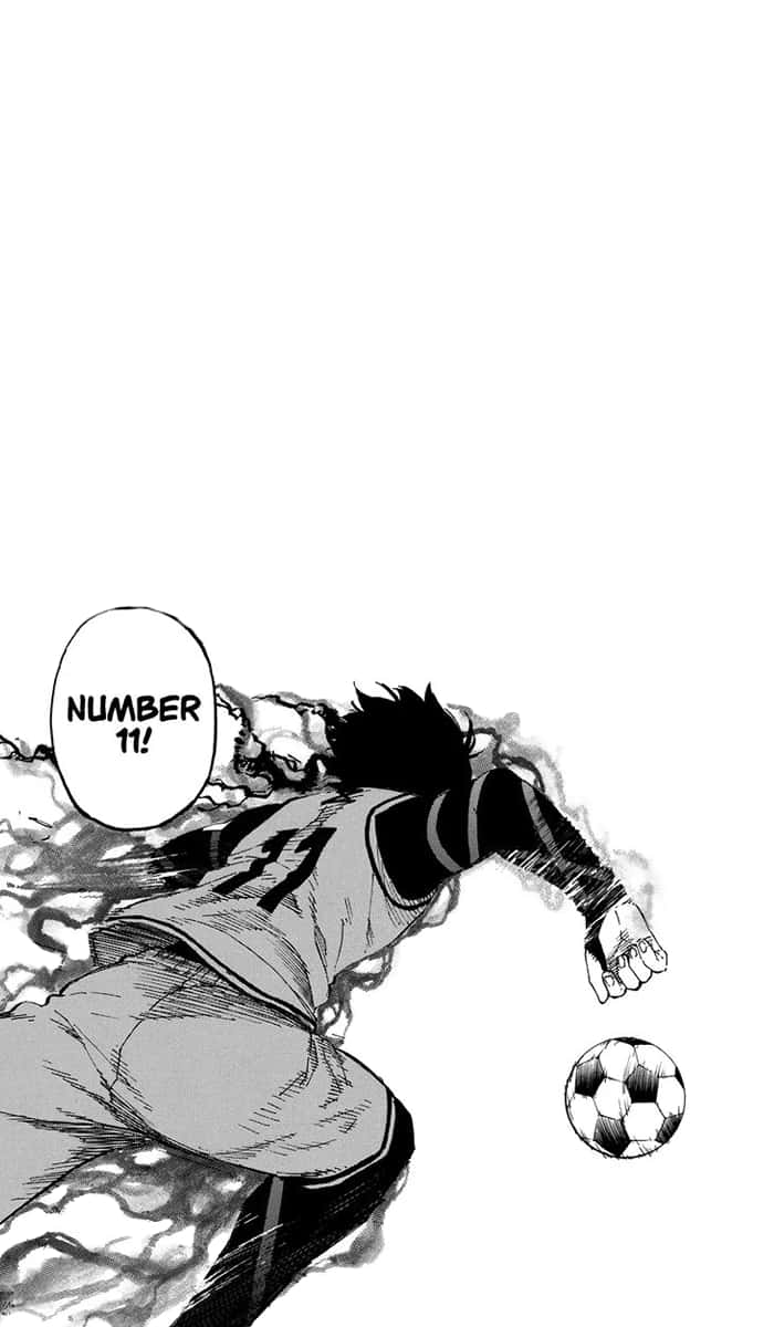 Blue Lock, manga panel, soccer player, SD Phone Wallpaper