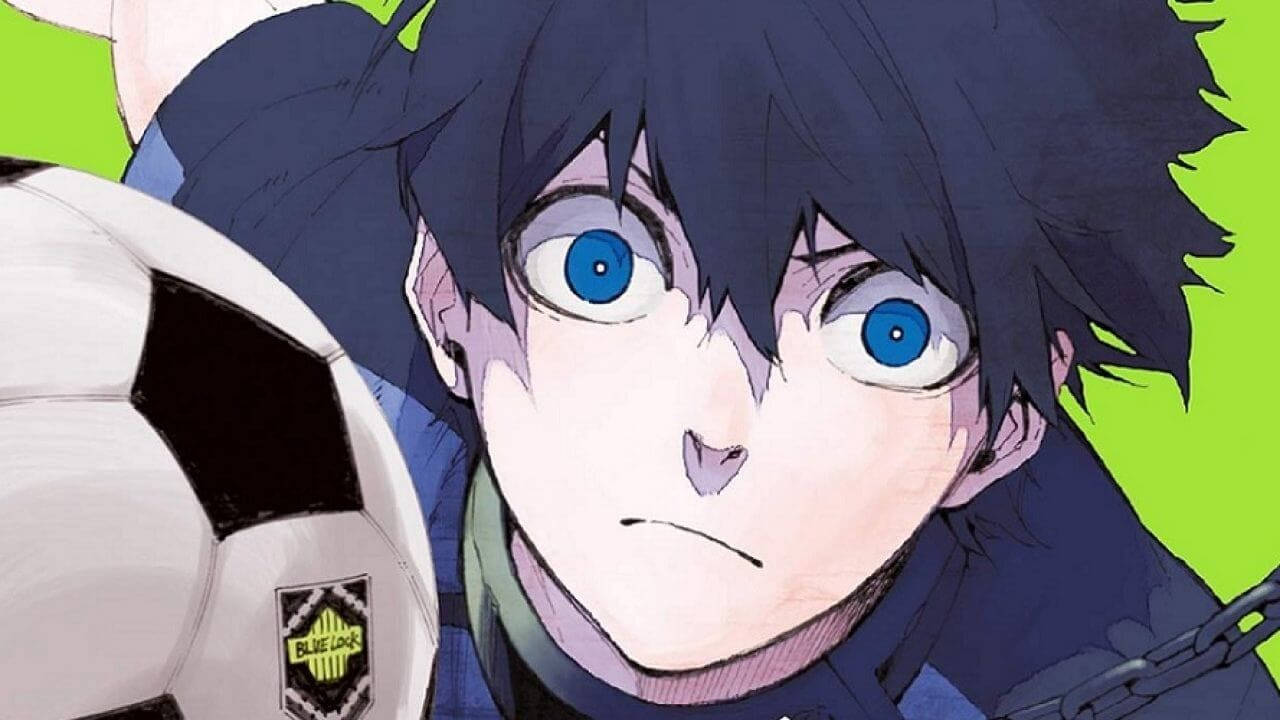 Blue Lock Manga, anime soccer player, blue eyes, HD Desktop Wallpaper