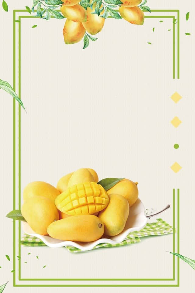 Blue Mango, 640 x 960, bowl of ripe yellow mangoes, SD Phone Wallpaper