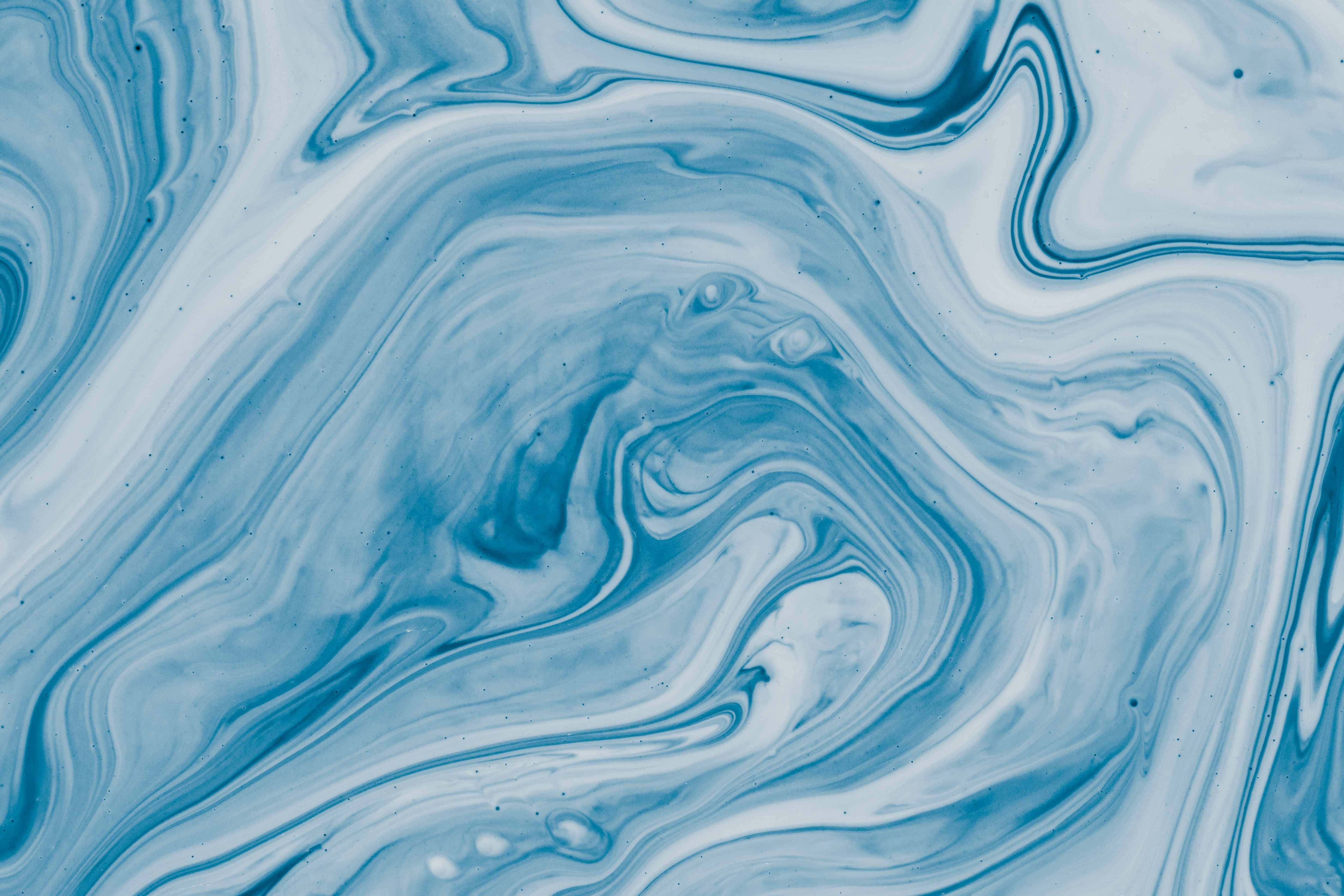 blue marble laptop, cerulean, ivory, 4K Desktop Wallpaper