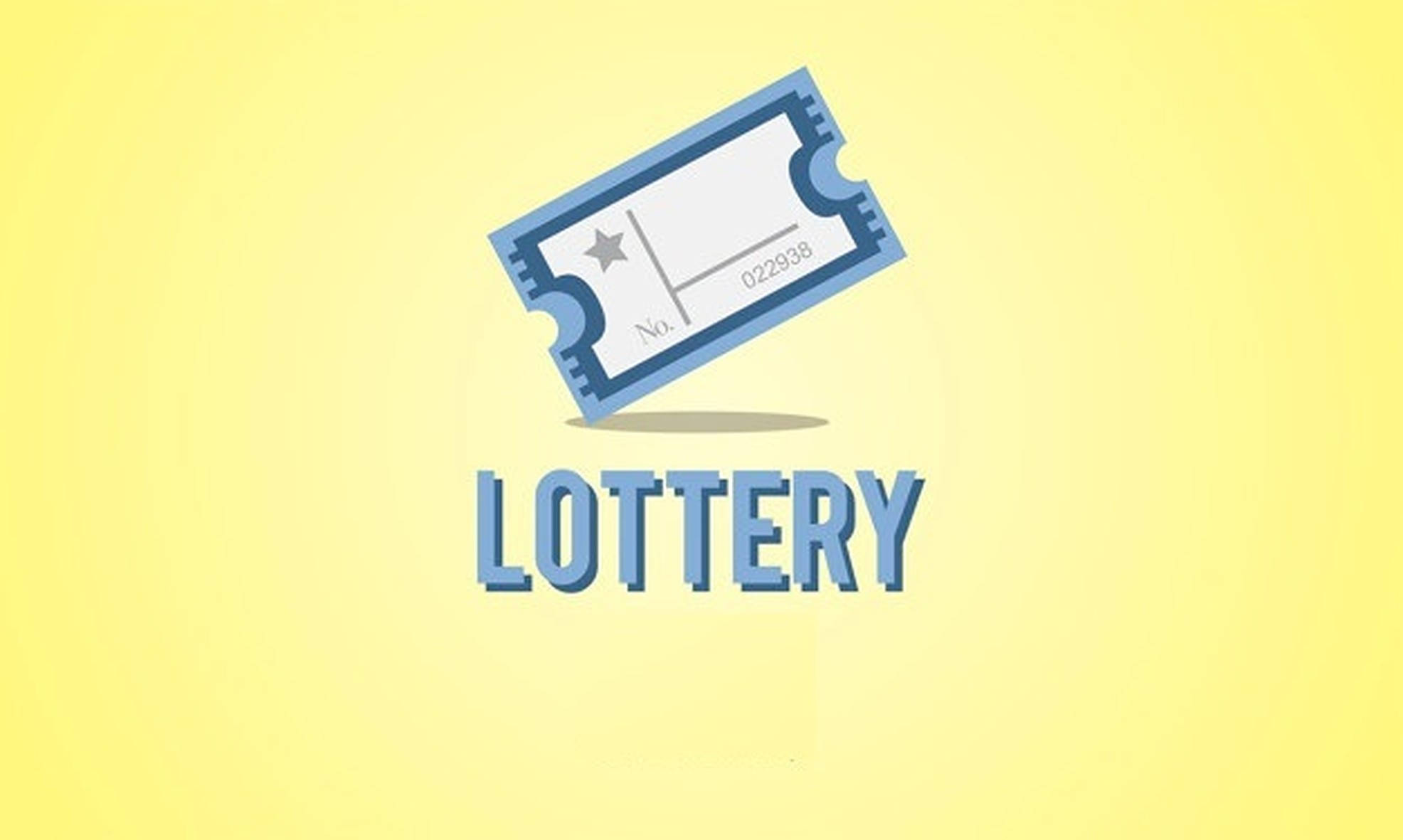 blue lottery ticket, star, number, Full HD Desktop Wallpaper