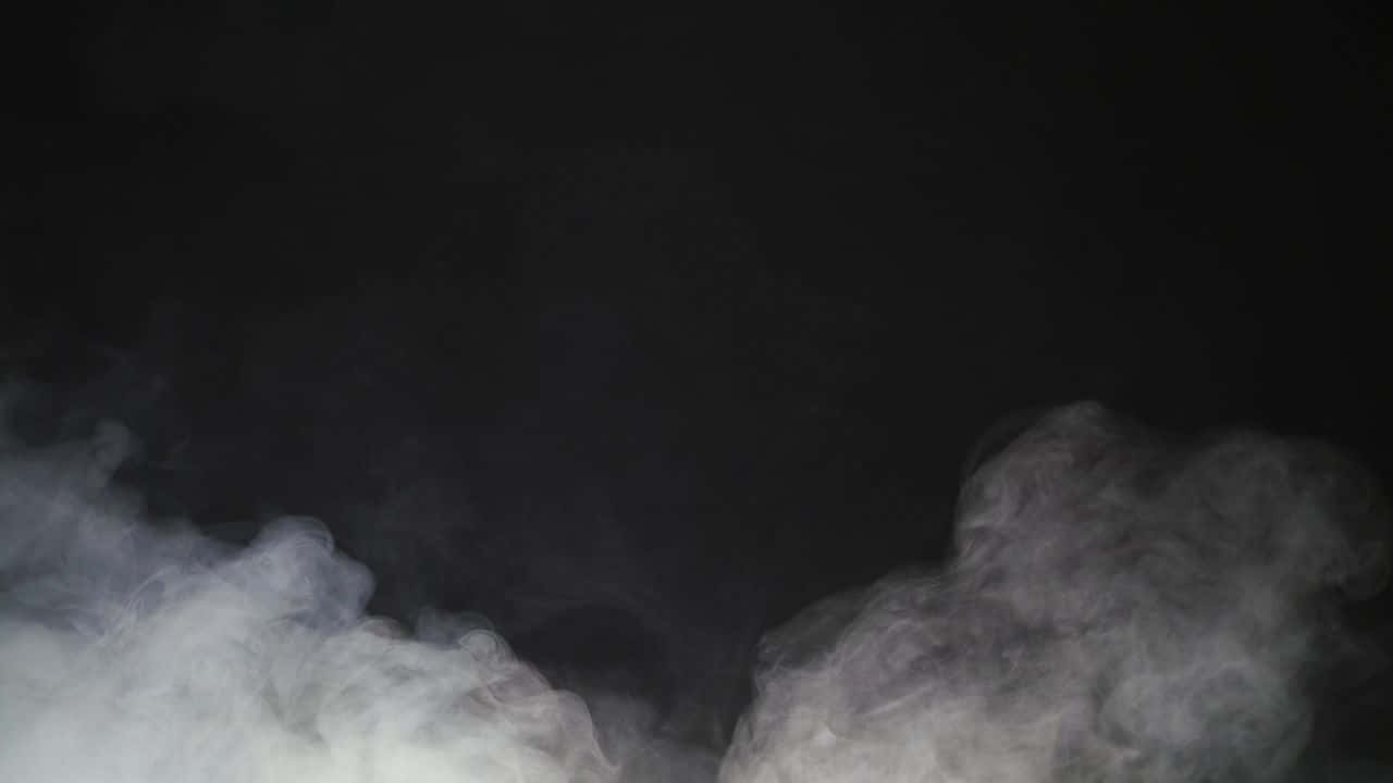 Blue Mountains, pitch black void, thick swirling smoke, HD Desktop Wallpaper