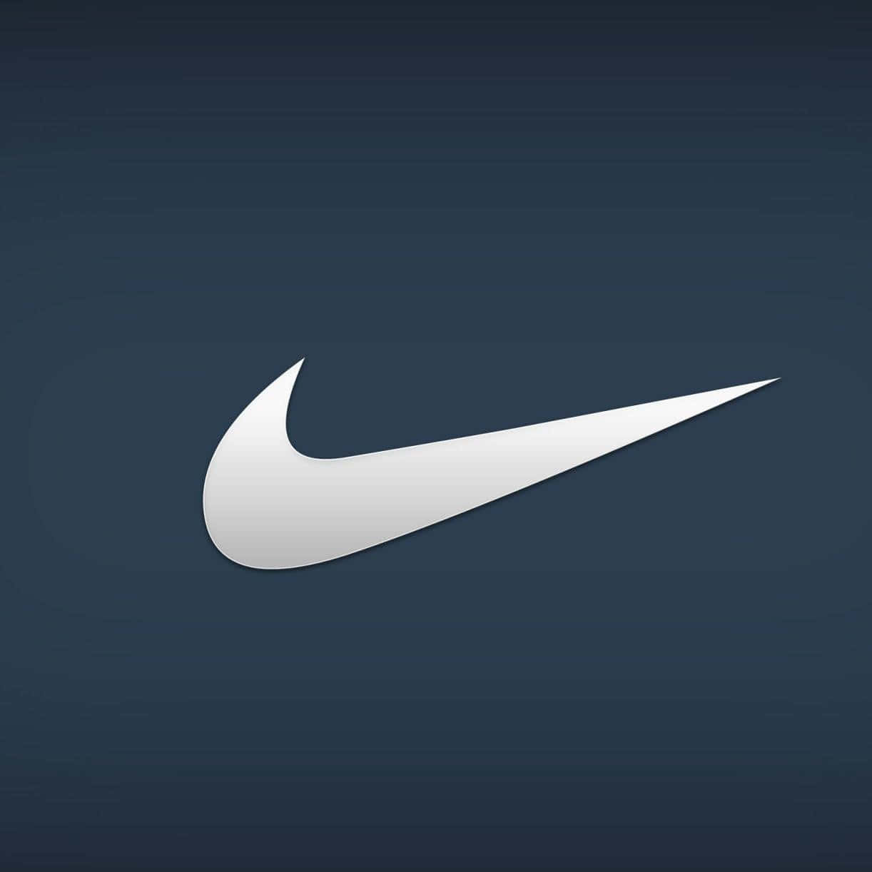 Nike, swoosh, bright blue, SD Desktop Wallpaper