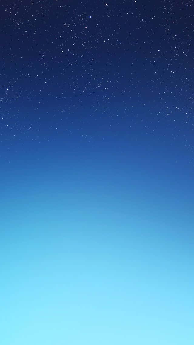 Starry Nightto, Blue Ombre Gradient, deep blue stars, SD Phone Wallpaper