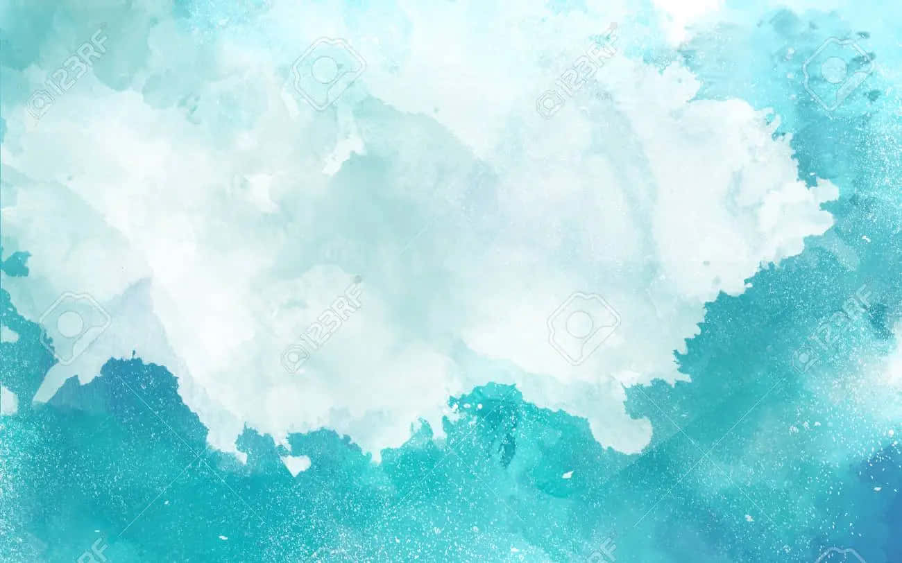 blue grunge, watercolor background, aqua, HD Desktop Wallpaper