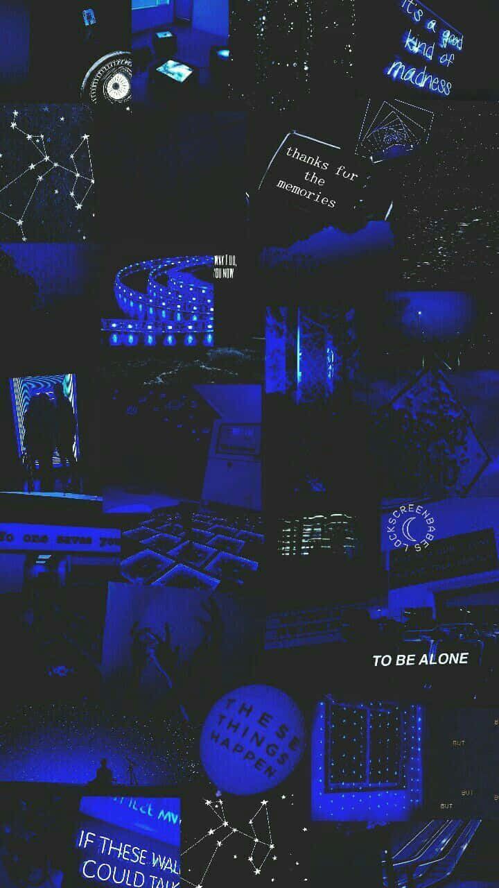 blue pattern, digital glitch art, neon signs, HD Phone Wallpaper