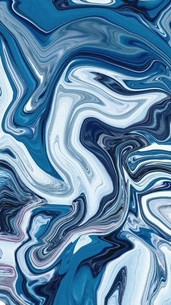 dark blue pattern, deep blue, white, SD Phone Wallpaper