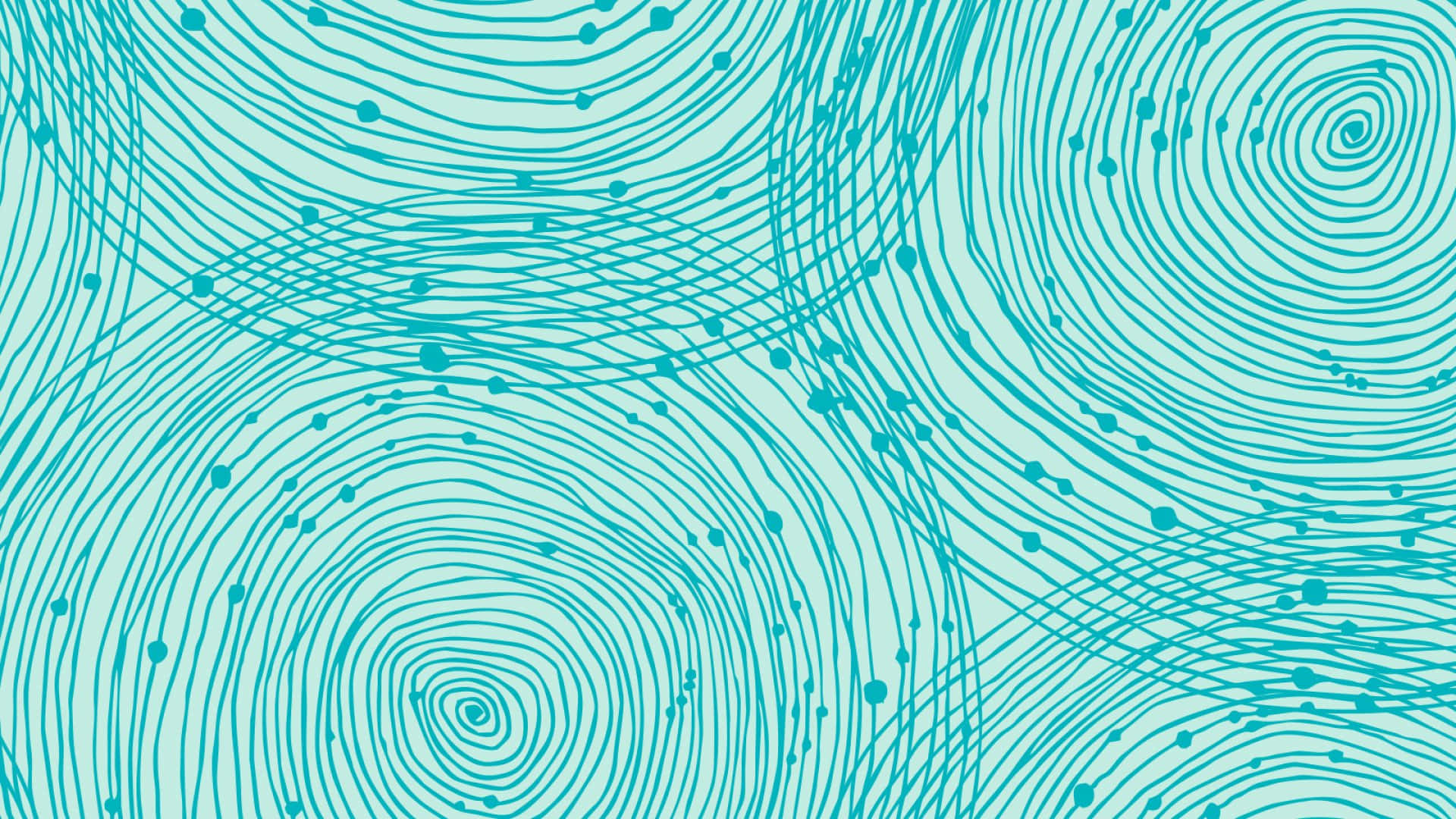 circular gregarious pattern, teal abstract pattern, swirling lines, Full HD Desktop Wallpaper