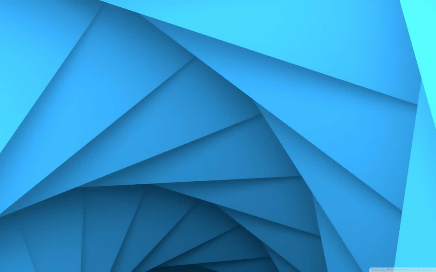 blue geometric, abstract pattern, layered blue geometric shapes, HD Desktop Wallpaper