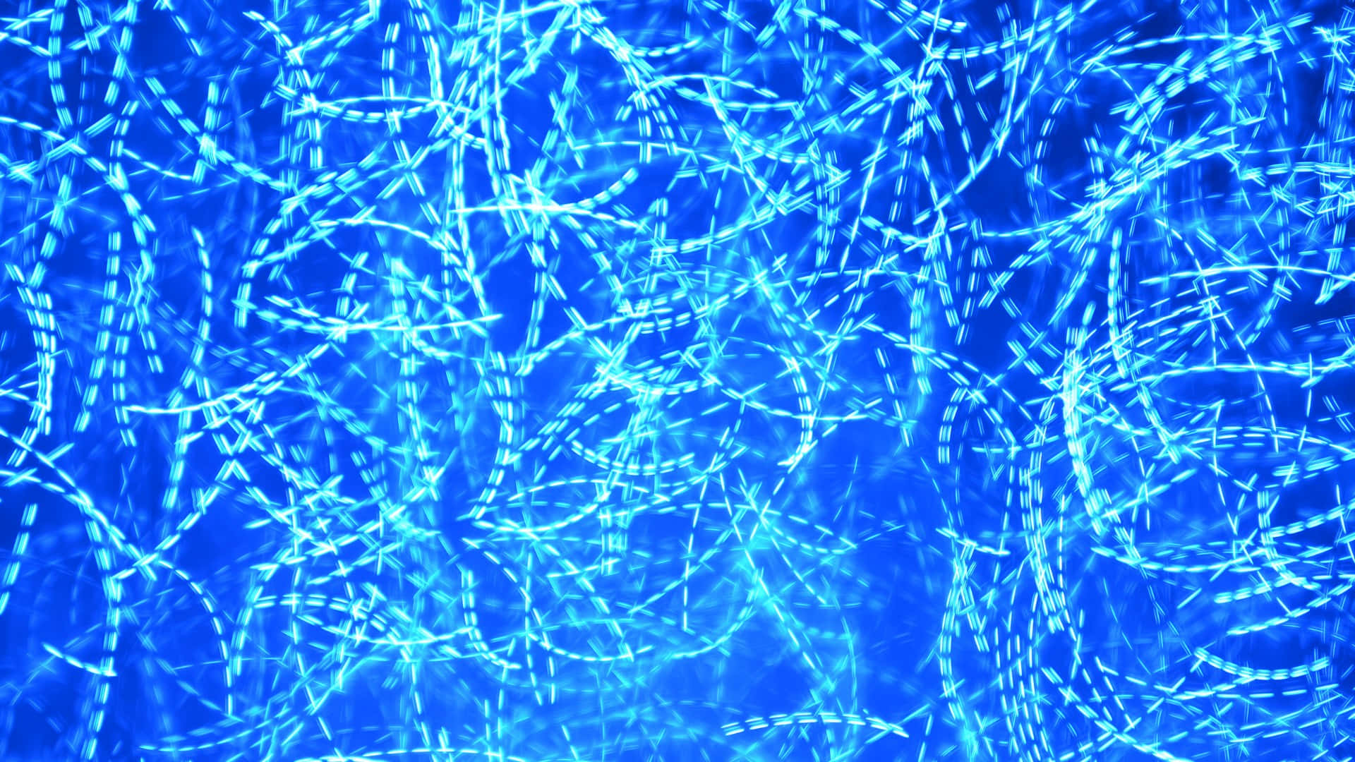 abstract blue light pattern, vibrant electric blue, glowing neon lines, Full HD Desktop Wallpaper
