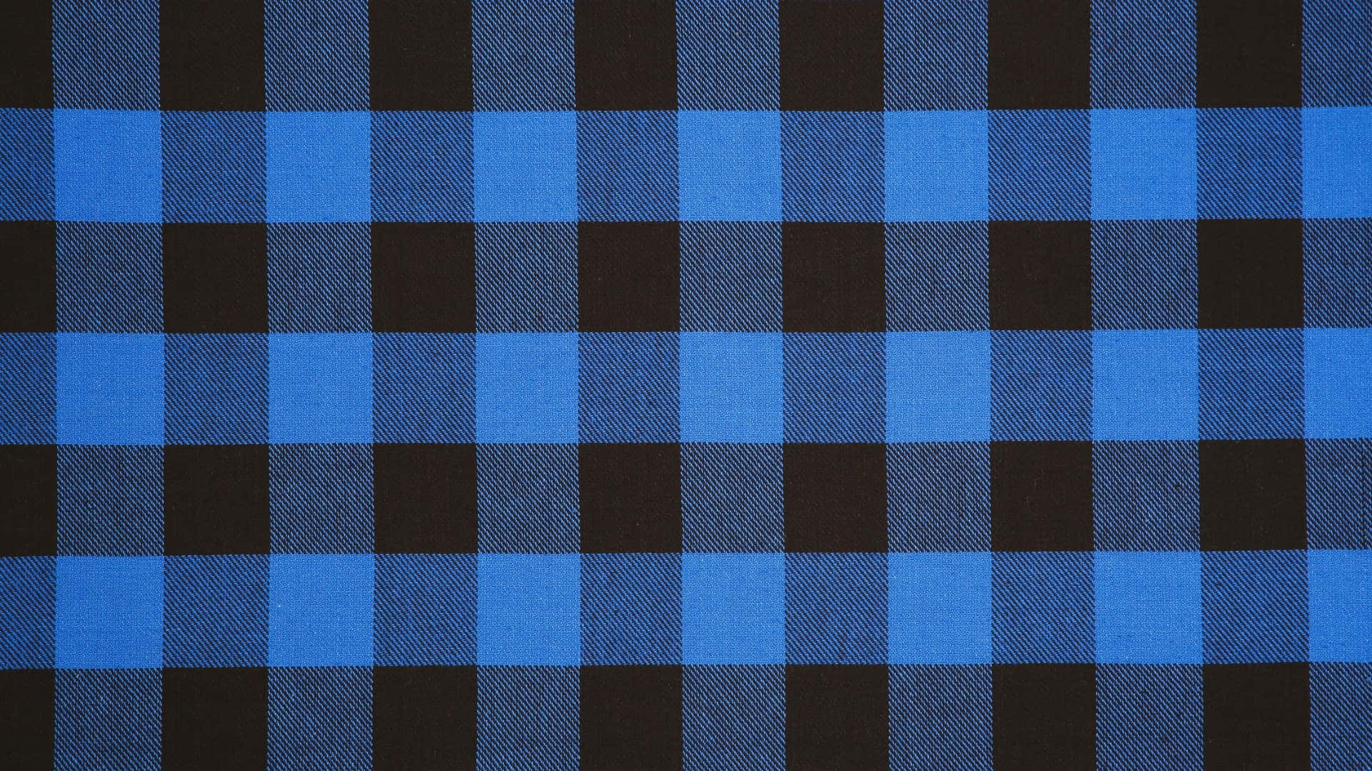 blue buffalo plaid pattern, blue, black, Full HD Desktop Wallpaper