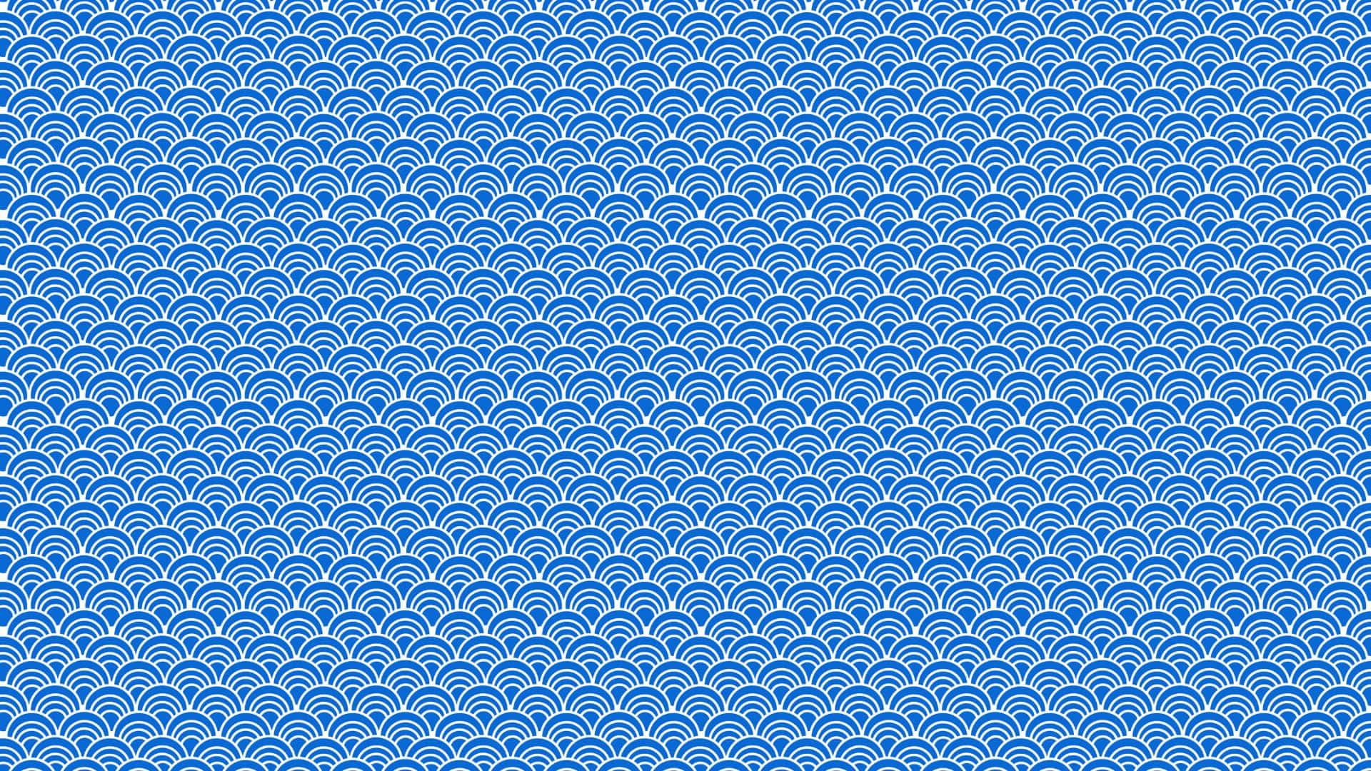 blue wave pattern, scallop shell pattern, seamless traditional Japanese wave motif, Full HD Desktop Wallpaper