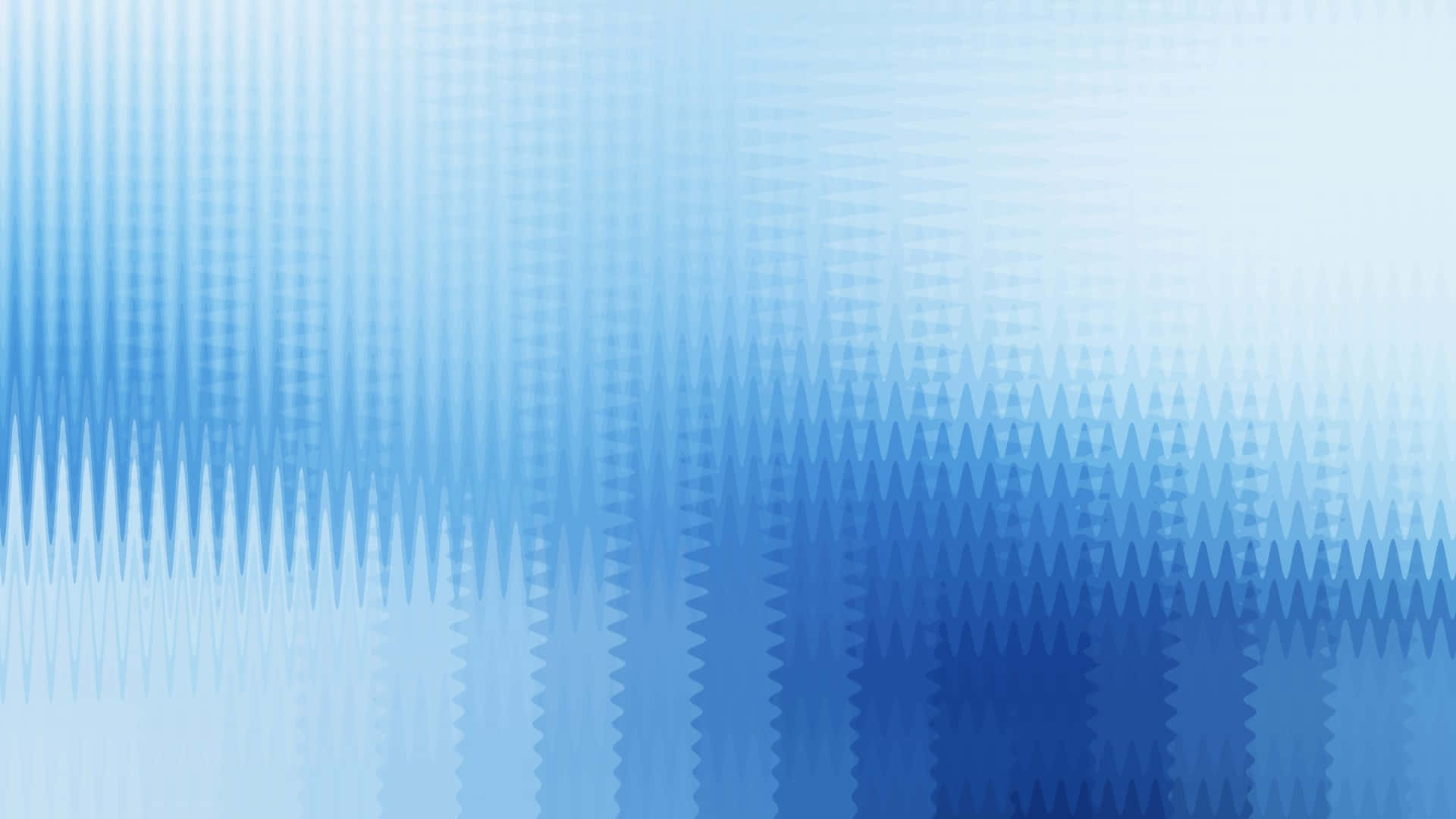 blue gradient wave pattern, gradient blue tones, repeating triangular wave patterns, Full HD Desktop Wallpaper