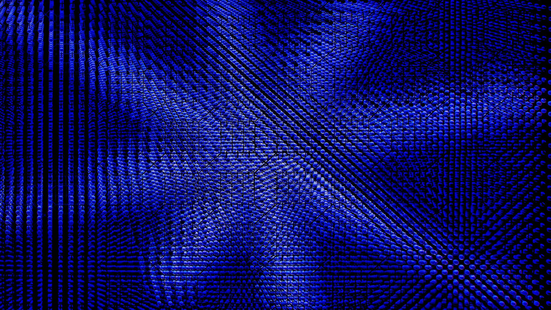 Asterisk Pattern, glowing blue dots, radiating lines, Full HD Desktop Wallpaper