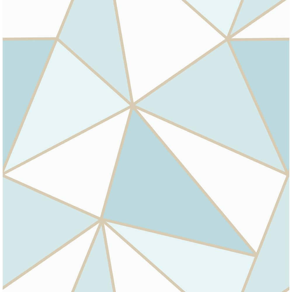 light blue, beige, geometric, SD Desktop Wallpaper