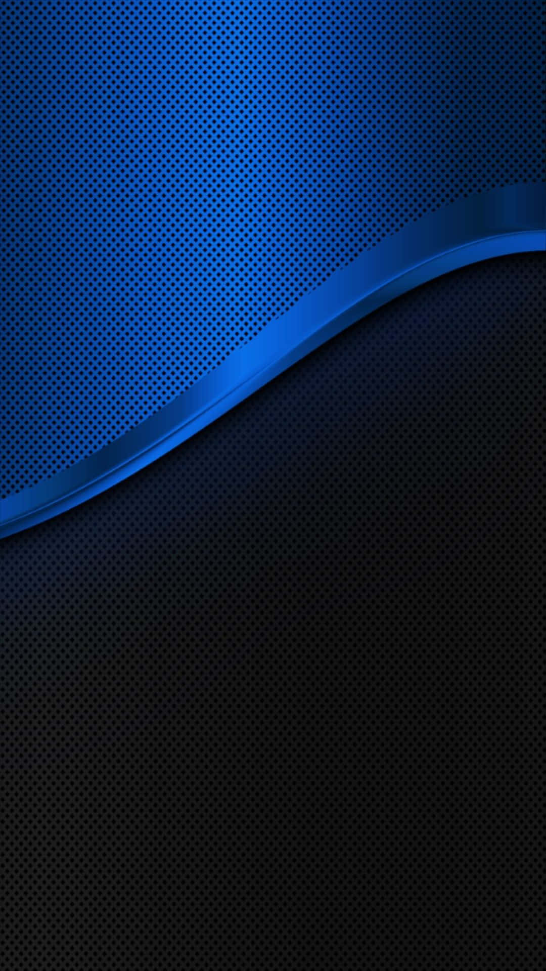 Blue Phone, blue gradient, perforated metal texture, Full HD Phone Wallpaper