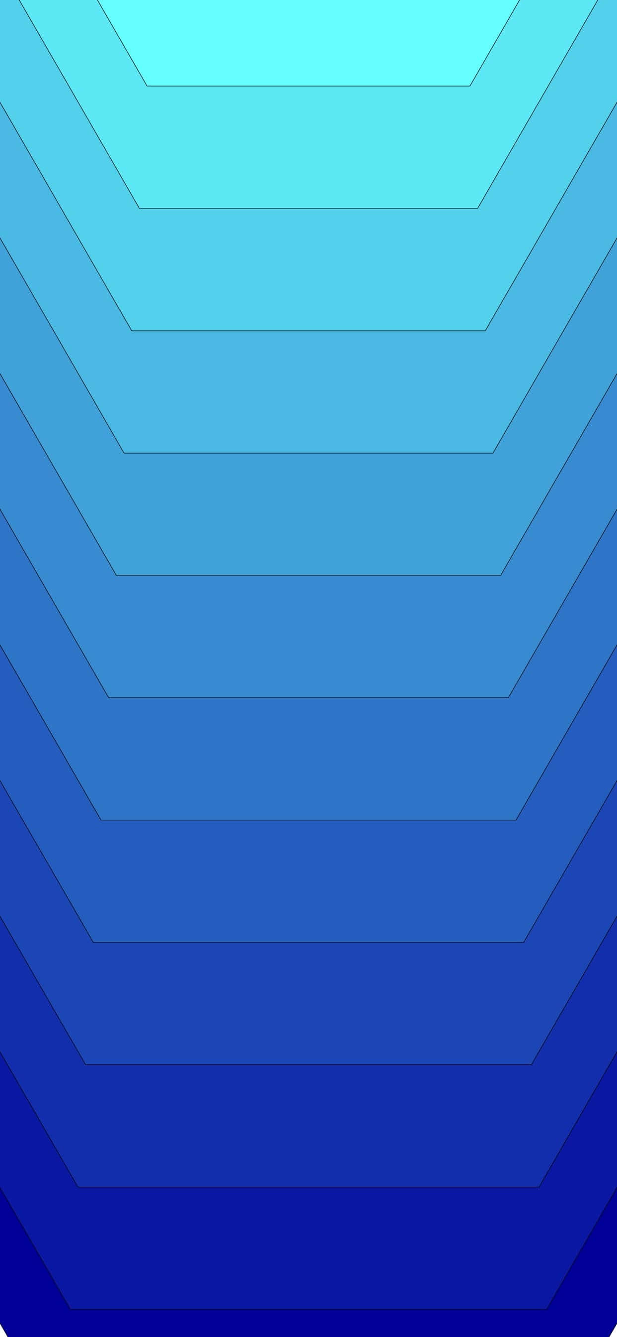 blue phone, vibrant gradient blue, chevron stripes, 2K Phone Wallpaper