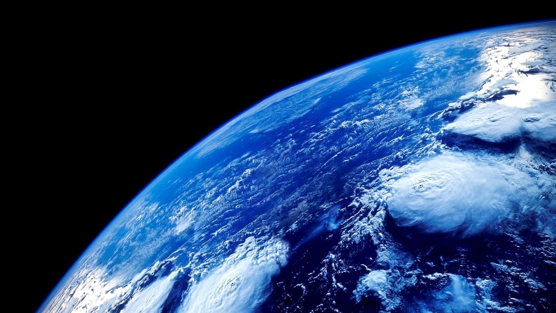 Blue Planet, Earth, space, Full HD Desktop Wallpaper
