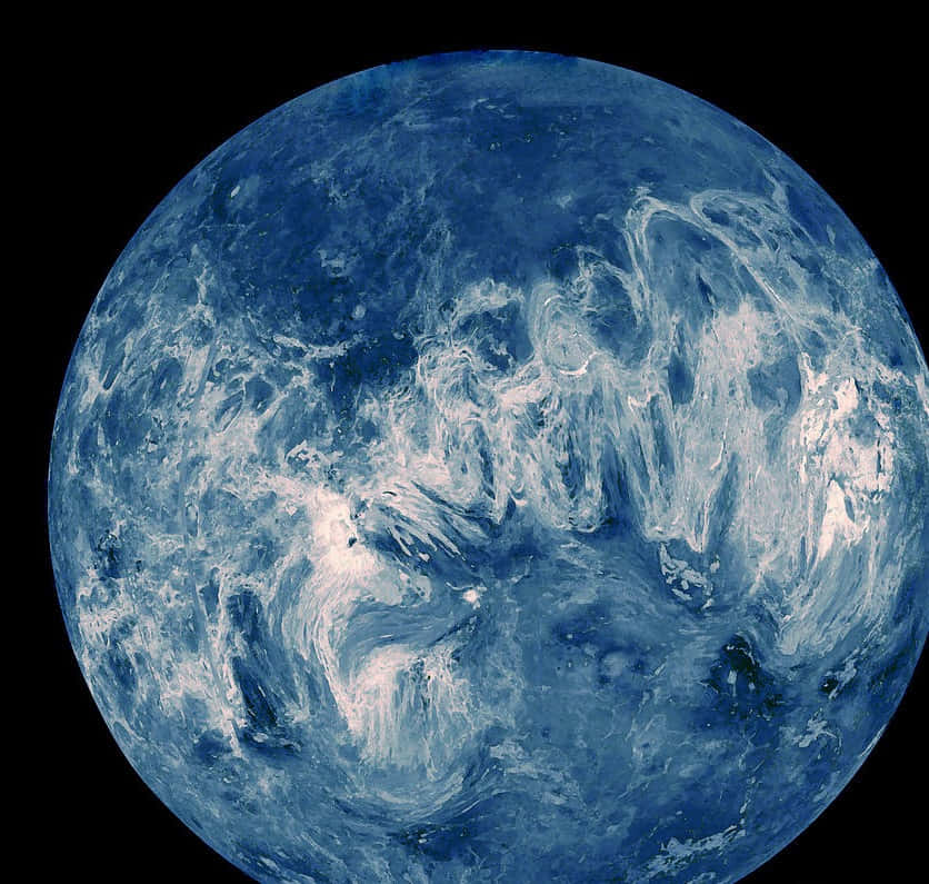 Blue Planet, 836 x 795, swirling blue planet, SD Desktop Wallpaper