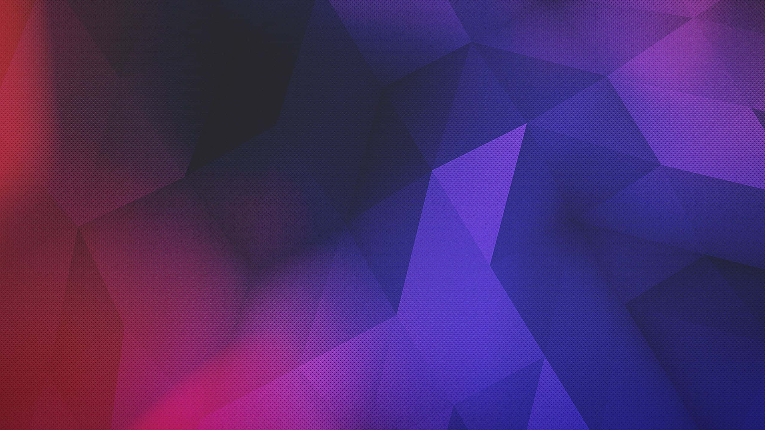 Blue Purple Desktop, gradient purple and red polygonal facets, subtle dot texture, 2K Desktop Wallpaper