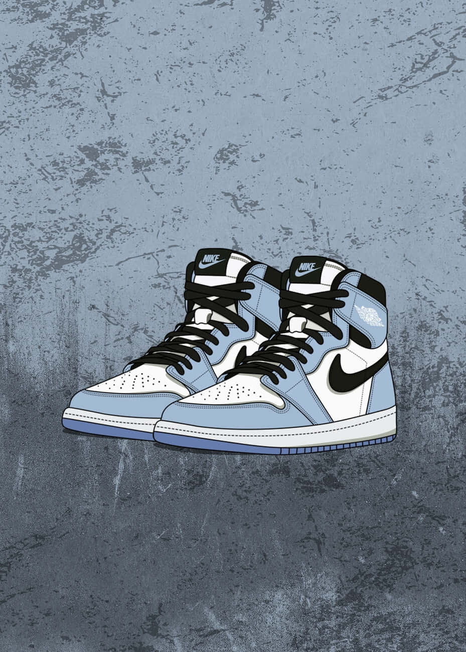 light blue, white, high-top sneakers, HD Phone Wallpaper