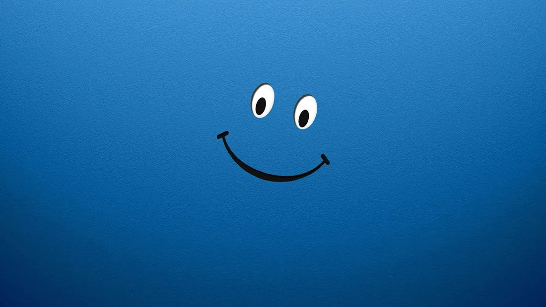 Blue Smiley Face