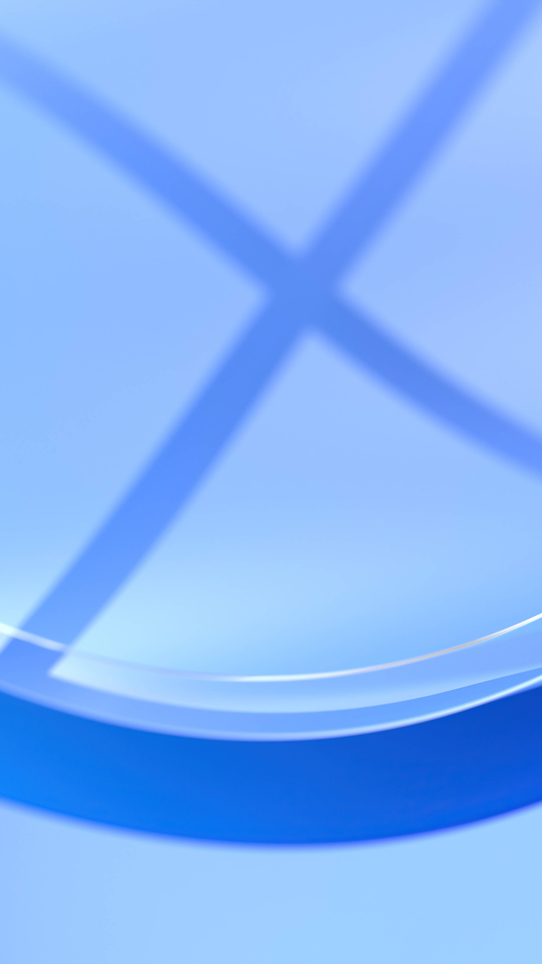 Simple Light Blue Geometric Phone, soft blue gradient, abstract intersecting lines, 4K Phone Wallpaper