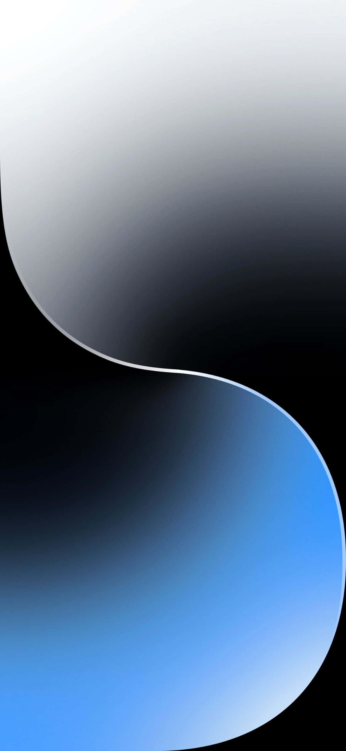 abstract blue gradient, dark black, bright blue, Full HD Phone Wallpaper