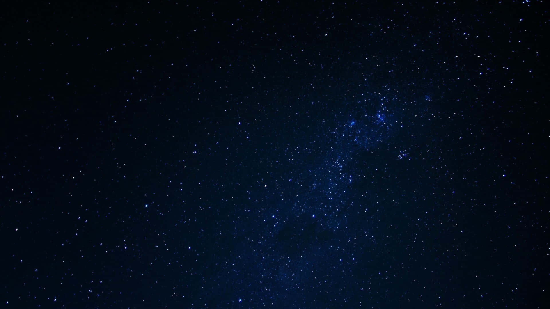 Starry Night Sky, deep blue night sky, twinkling stars, Full HD Desktop Wallpaper